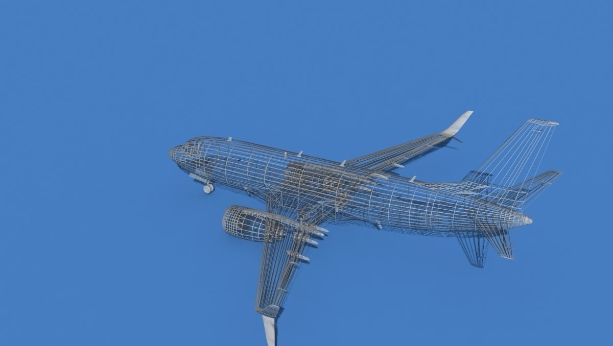 Boeing 737 MAX 7 KLM 3D model_15