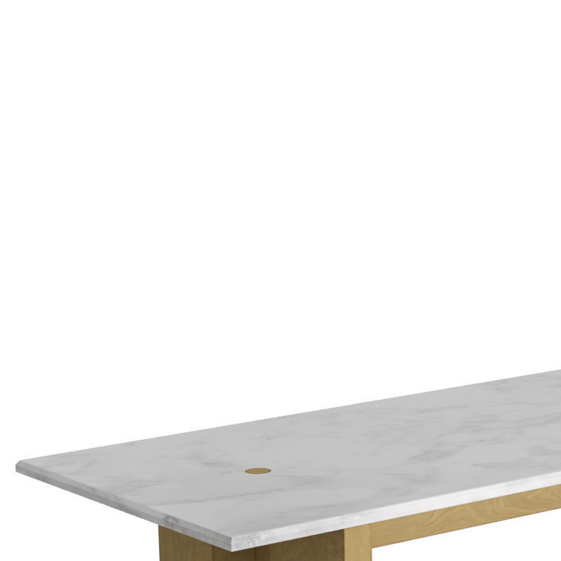 Solid Table 3D model_2