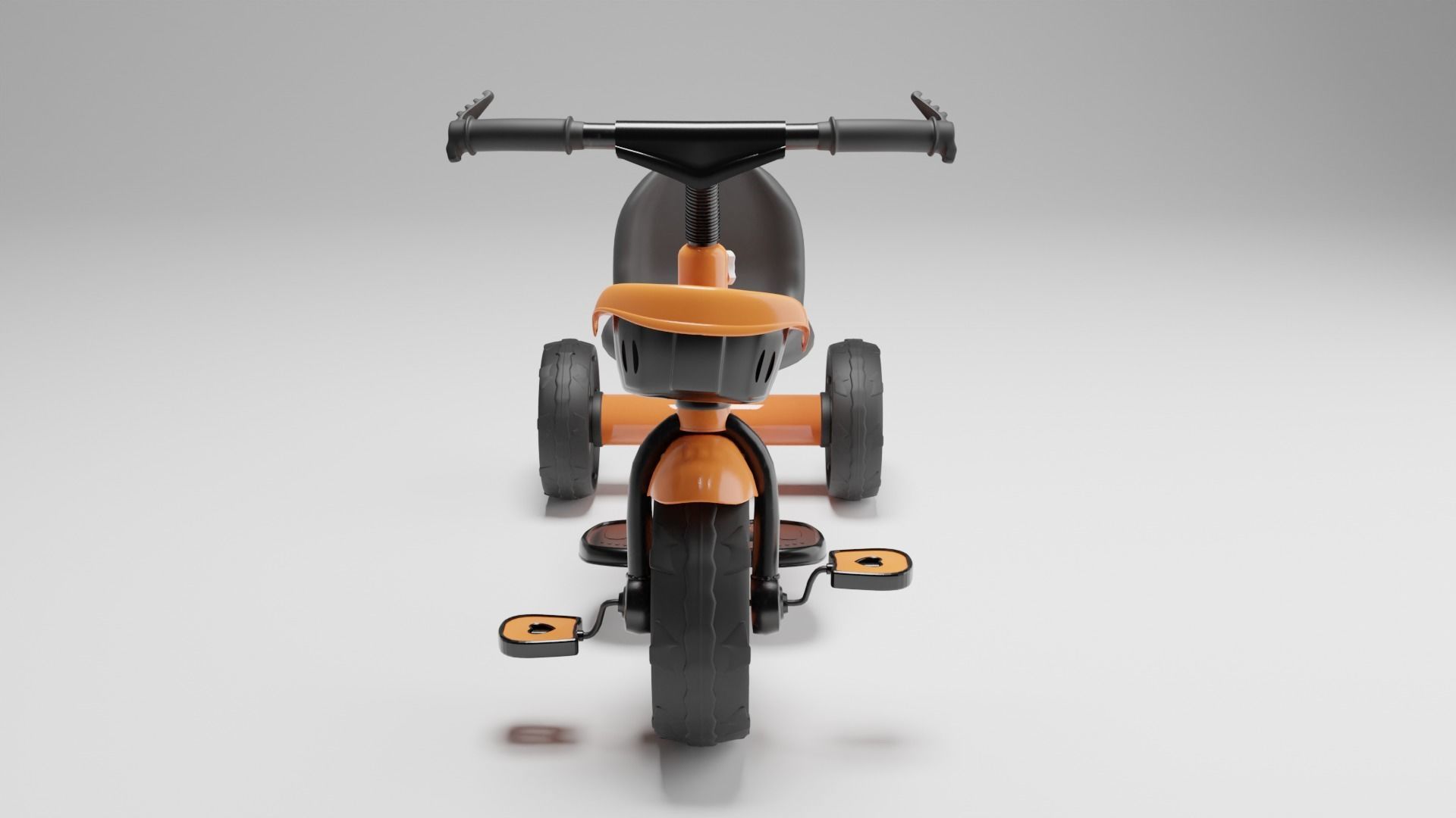 Realistic Tricycle 3D Model with Textures 3D model_2