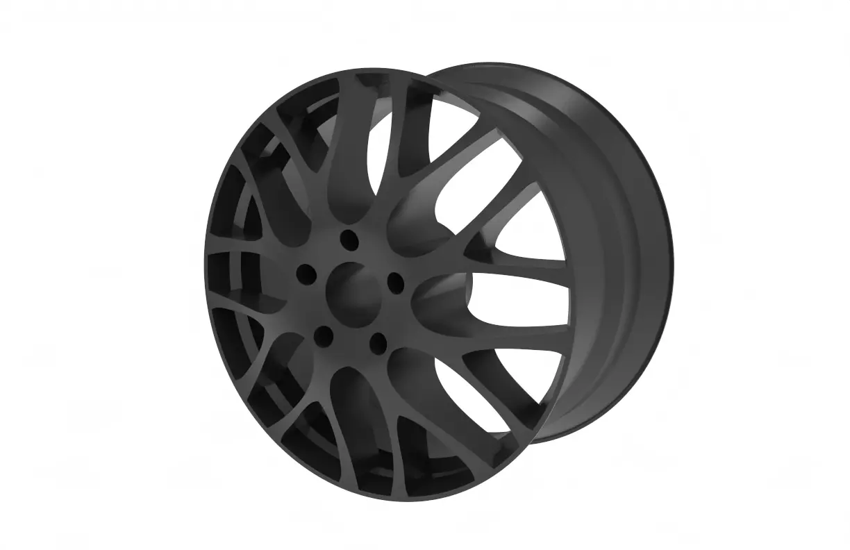 wheel rim model 3D print model