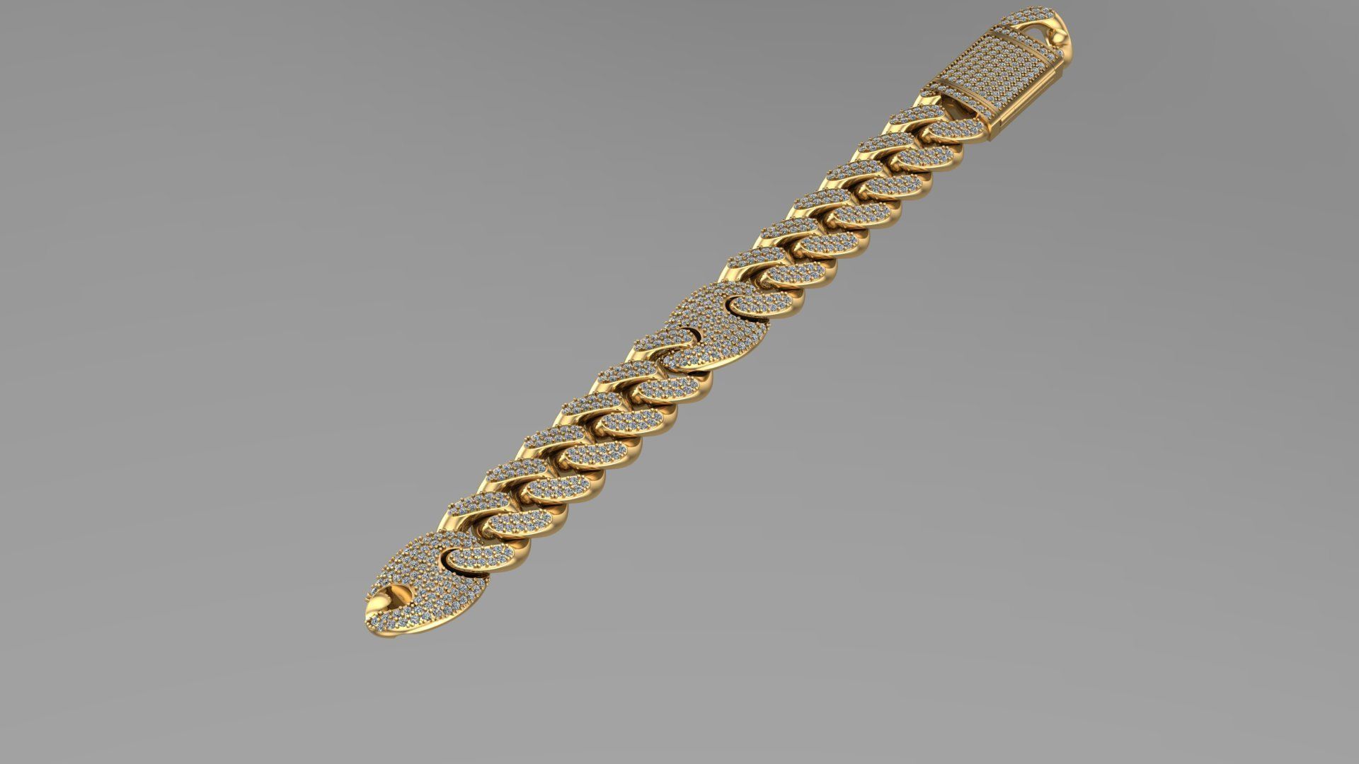 cuban chain  FASHION STL  3D model_4