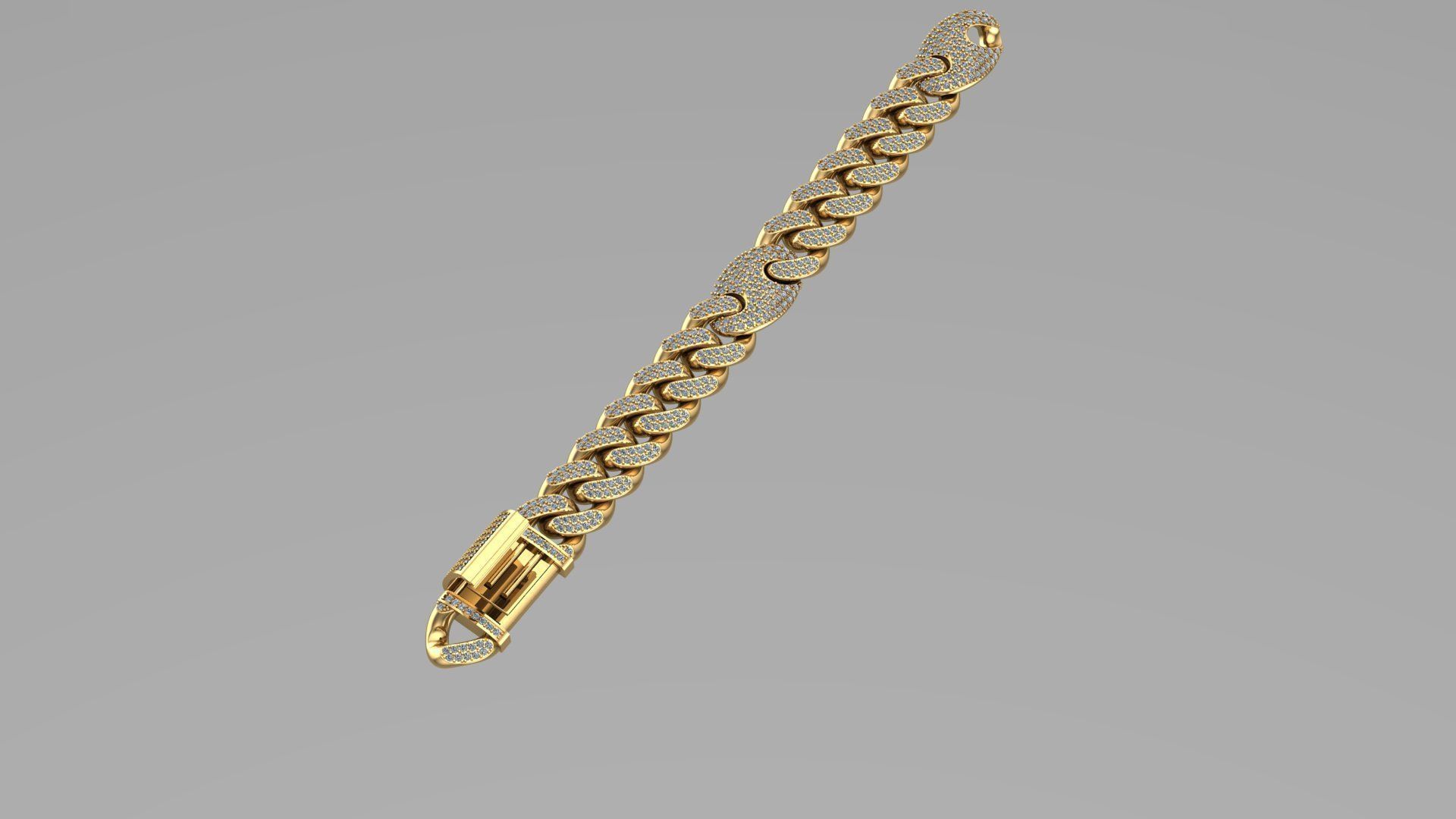 cuban chain  FASHION STL  3D model_5