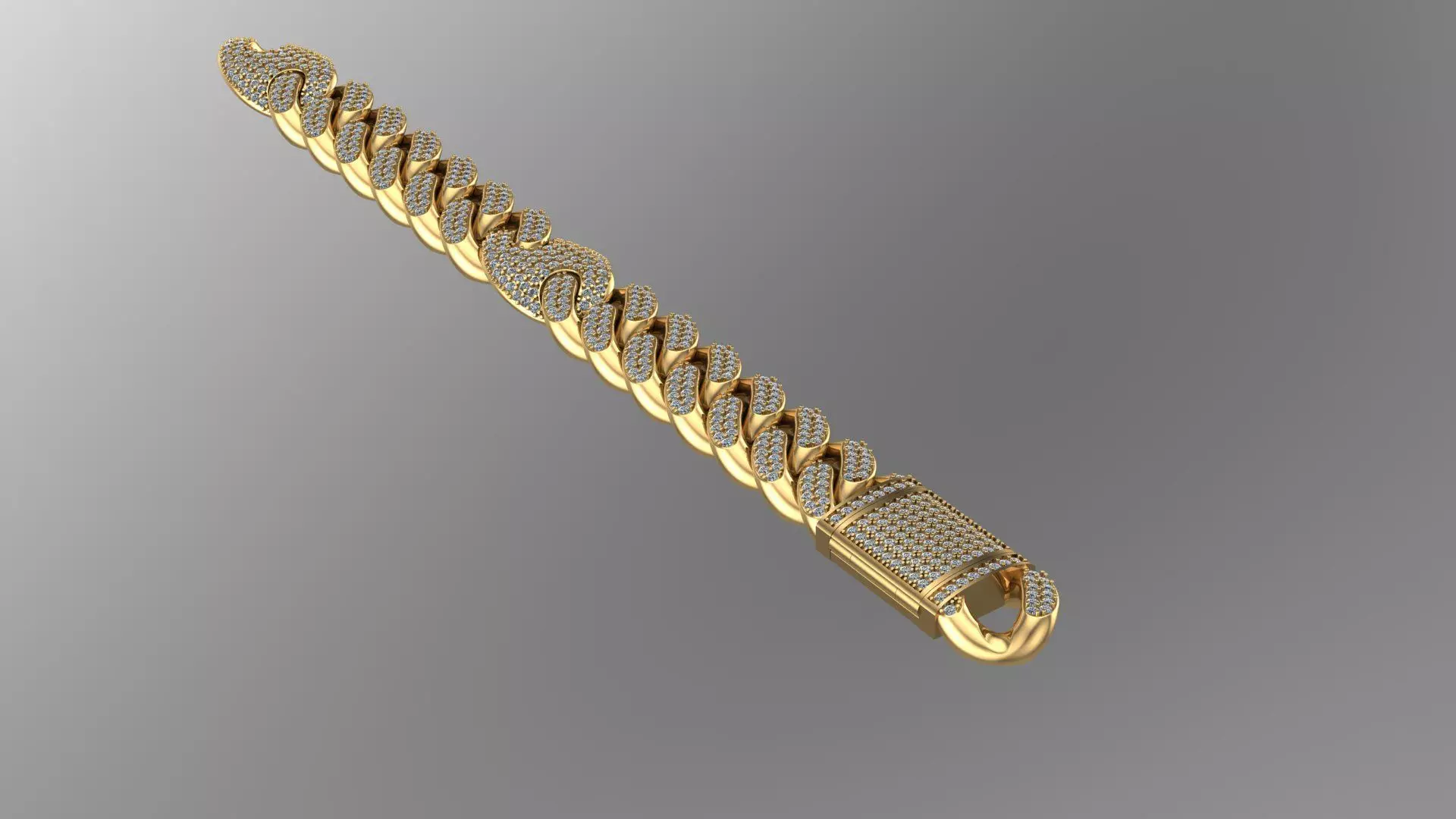 cuban chain  FASHION STL  3D model_0