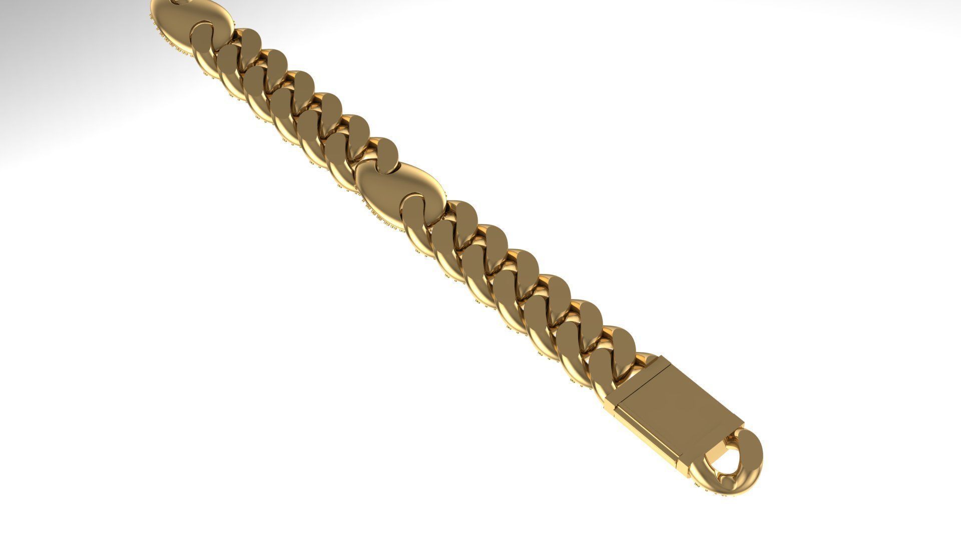cuban chain  FASHION STL  3D model_1