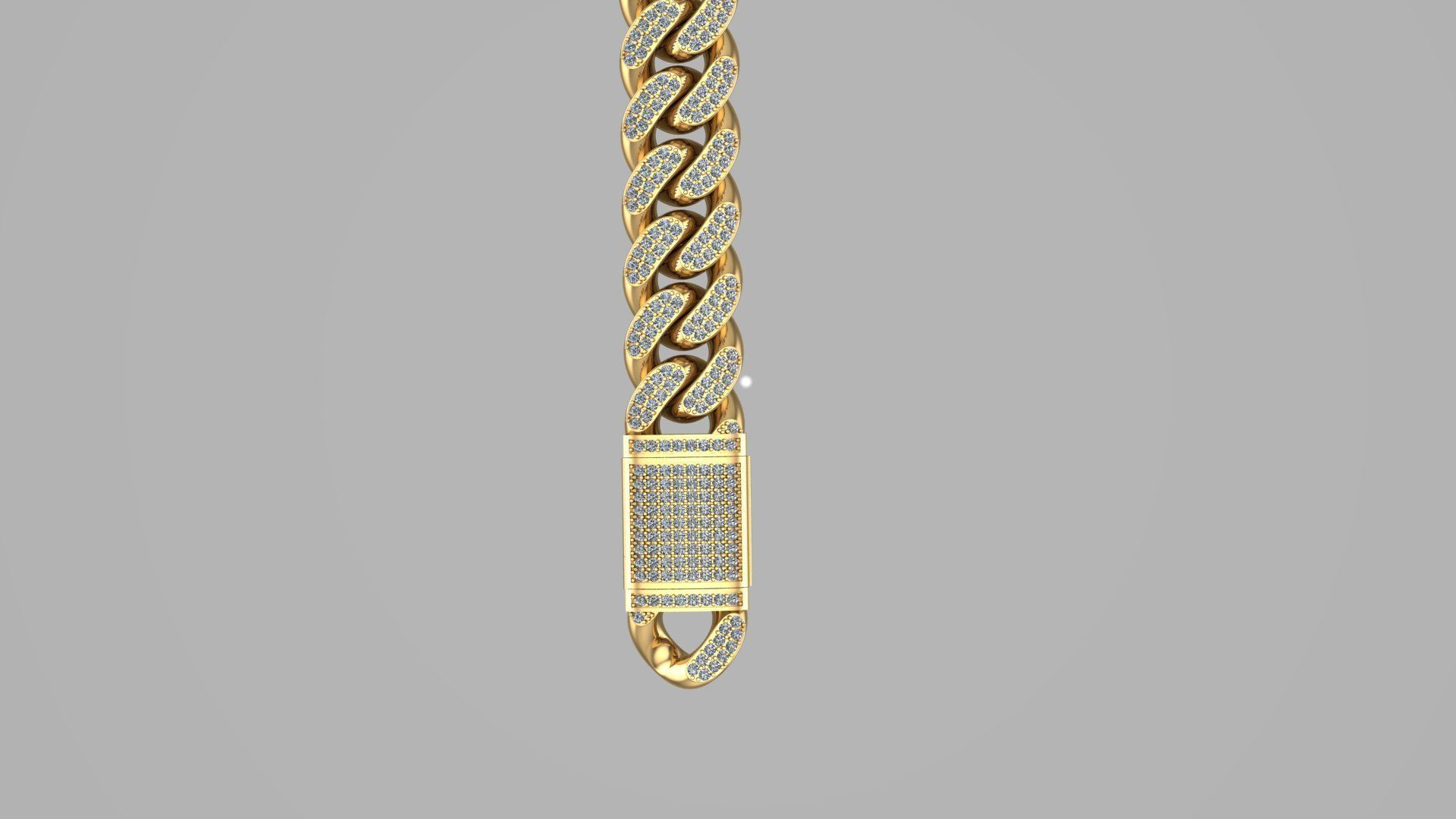 cuban chain  FASHION STL  3D model_7