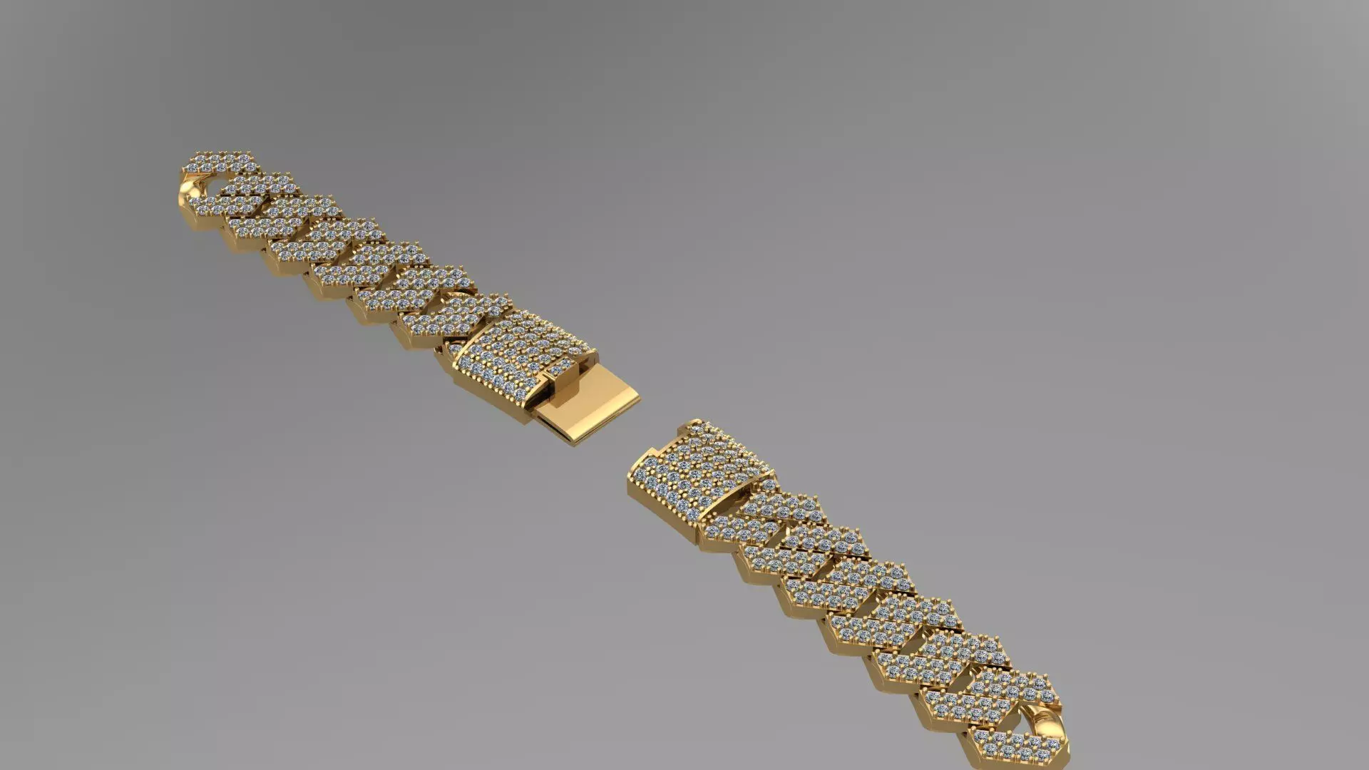 cuban chain TREND stl 3D model_0