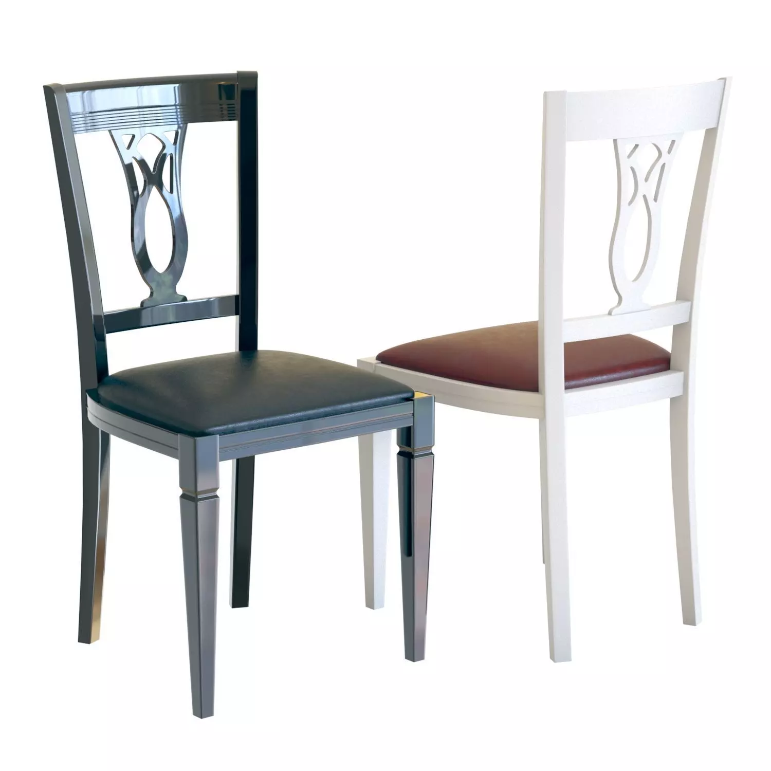 Scavolini Baccarat Dining Chair 3D model