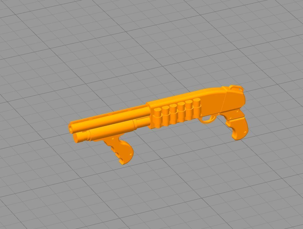 ESPINGARDA ESCALA MARVEL LEGENDS 3D print model_1