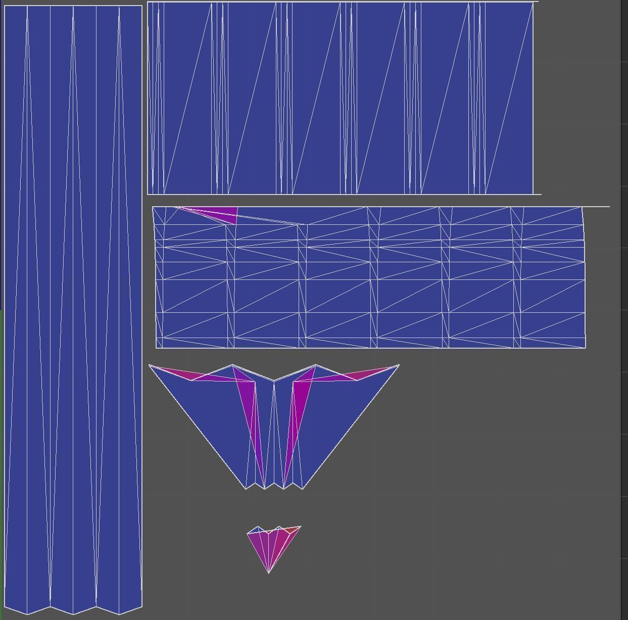 Pencils and Cup Low-poly 3D model_5