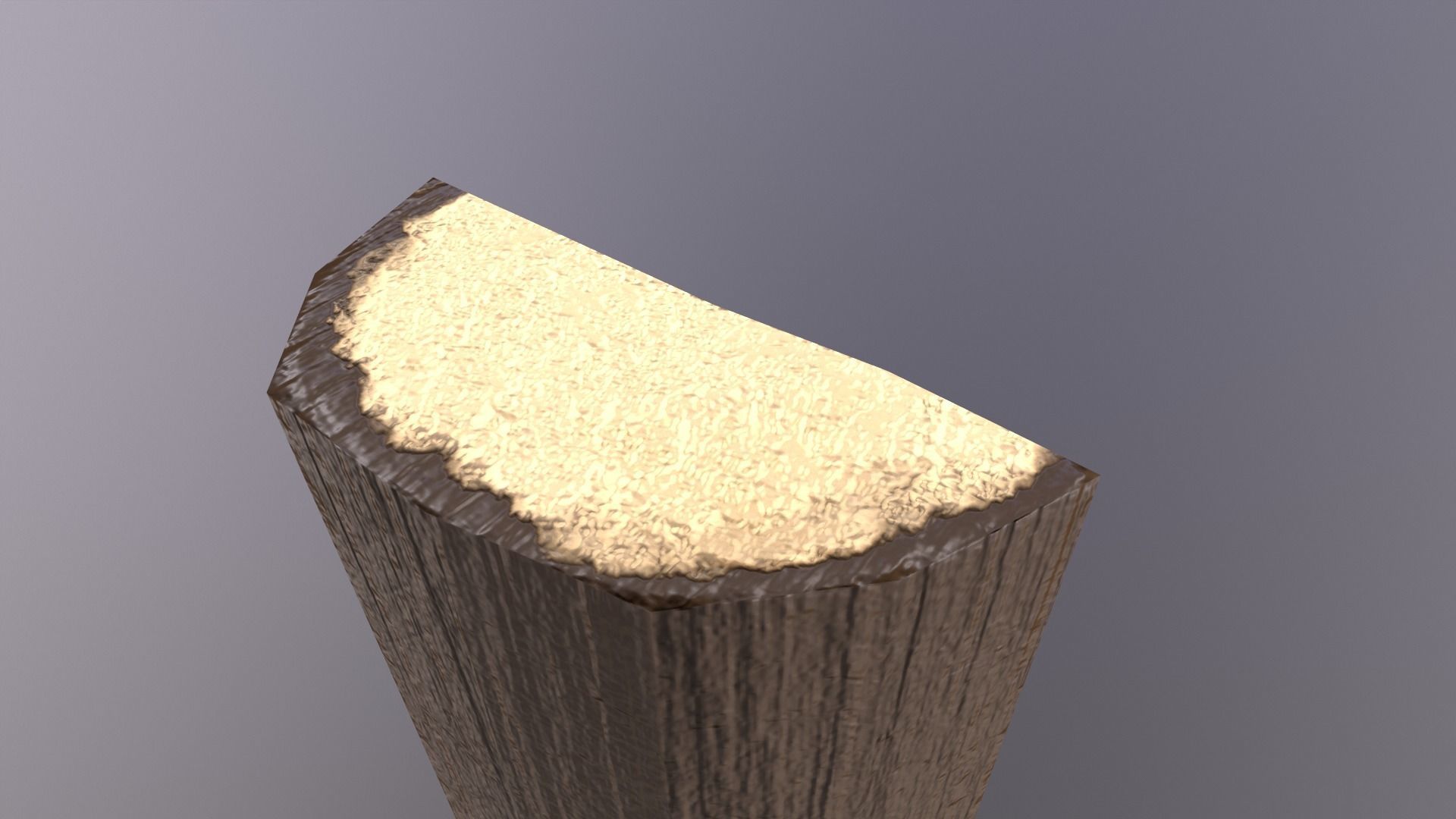 Wood sticks  Low-poly 3D model_9