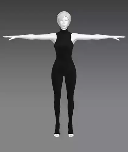 Woman Clothing T-Pose 449