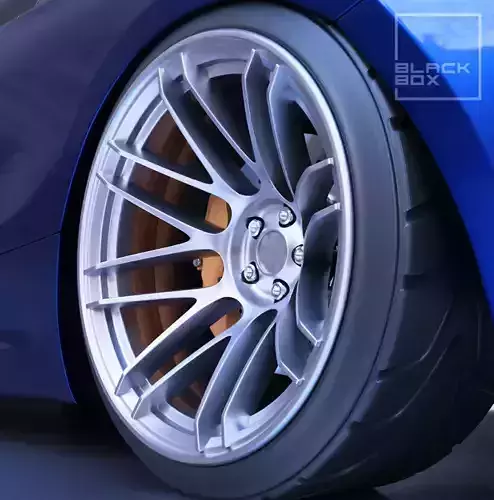 STR DEEP WHEEL SET FRONT AND REAR for diecasst and miniatures