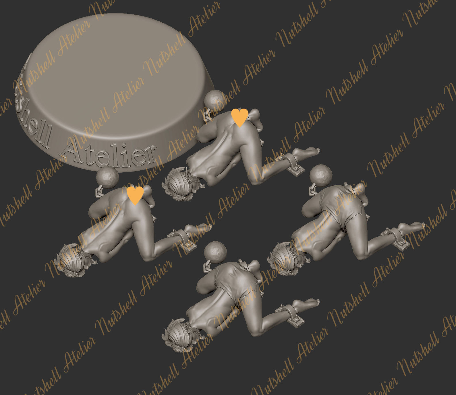 Nutshell Atelier - BDSM girl Series 3D print model_45