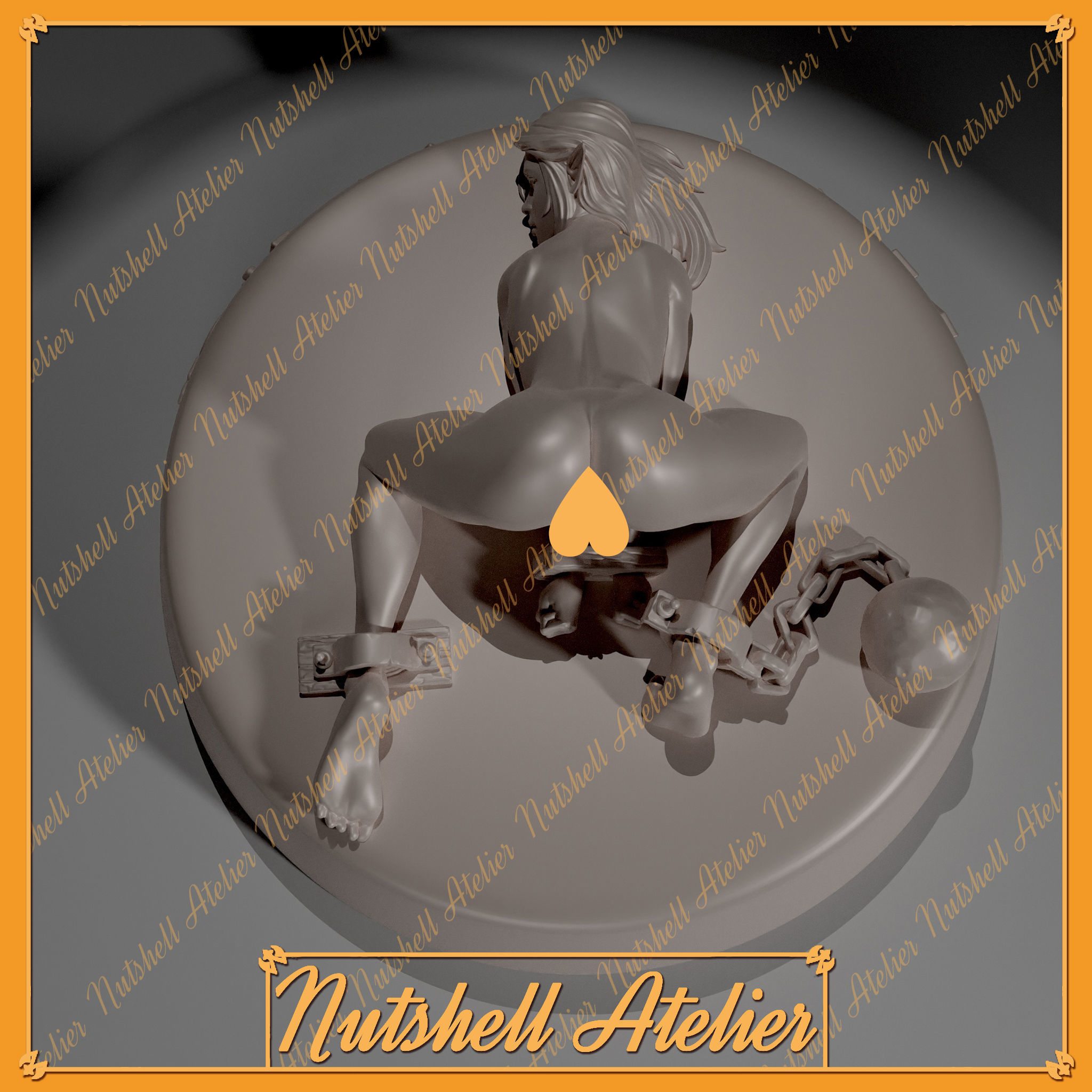Nutshell Atelier - BDSM girl Series 3D print model_7
