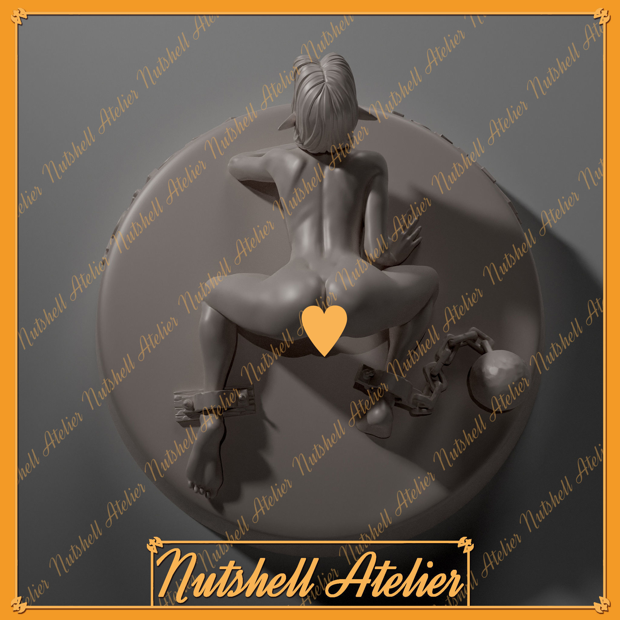 Nutshell Atelier - BDSM girl Series 3D print model_22