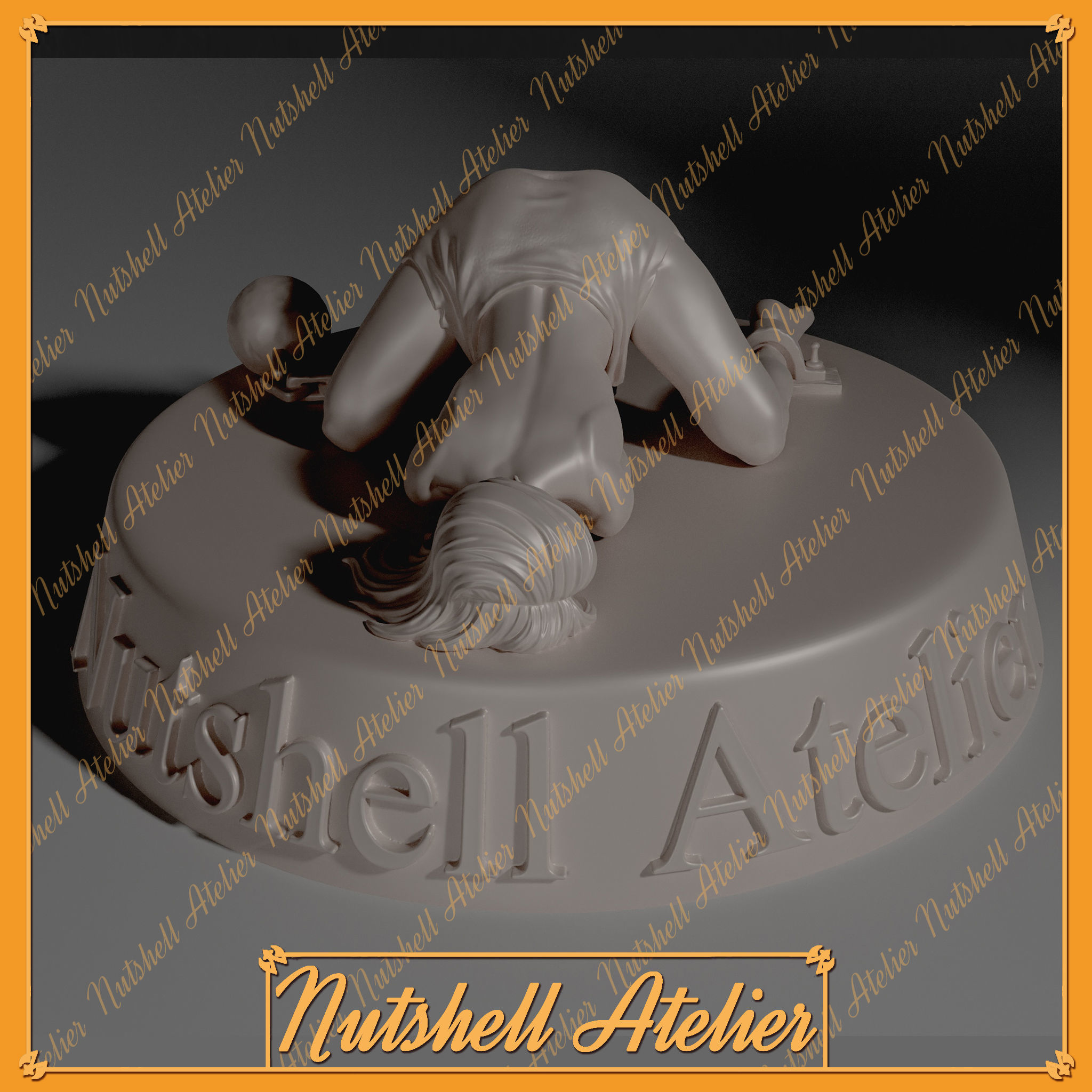 Nutshell Atelier - BDSM girl Series 3D print model_2