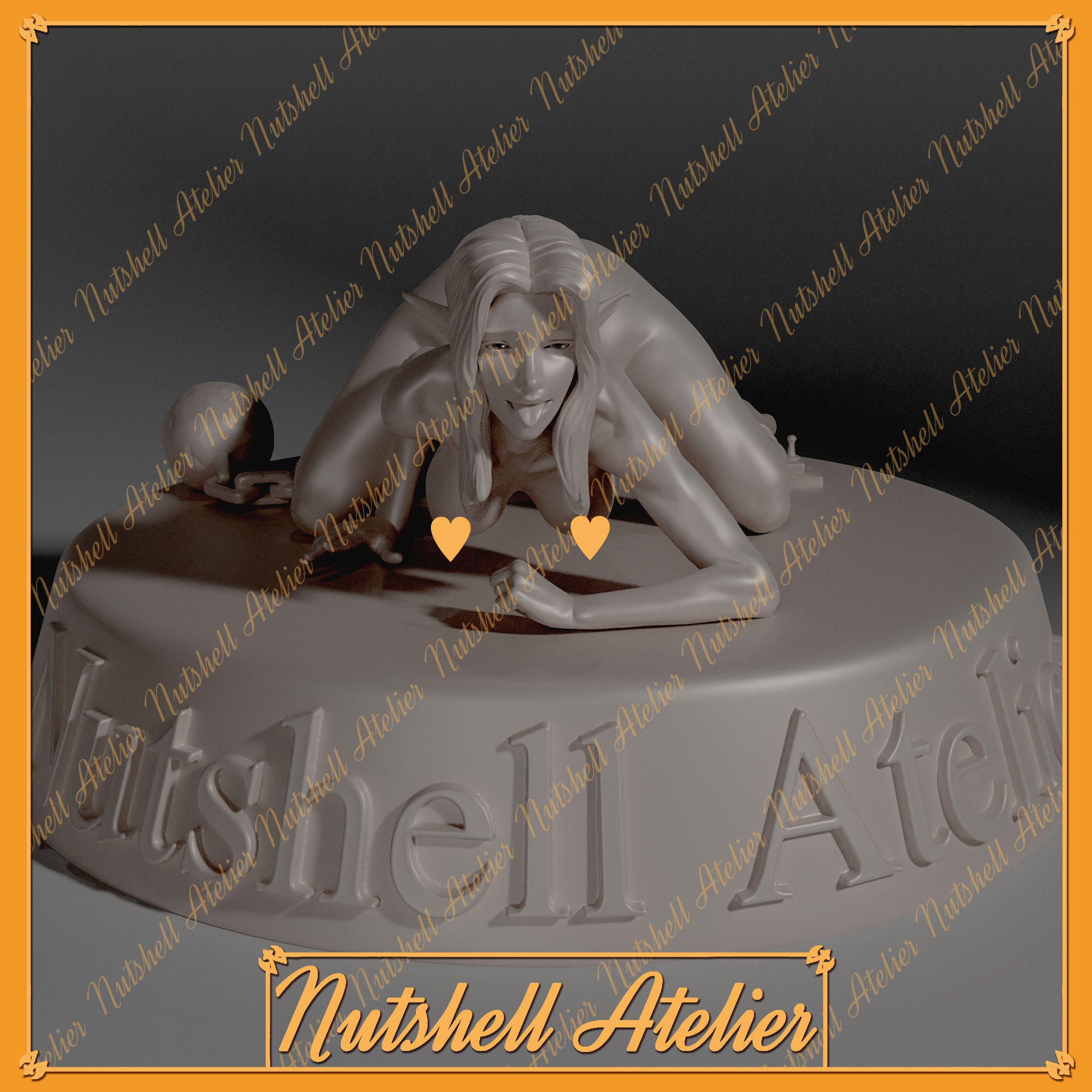 Nutshell Atelier - BDSM girl Series 3D print model_13