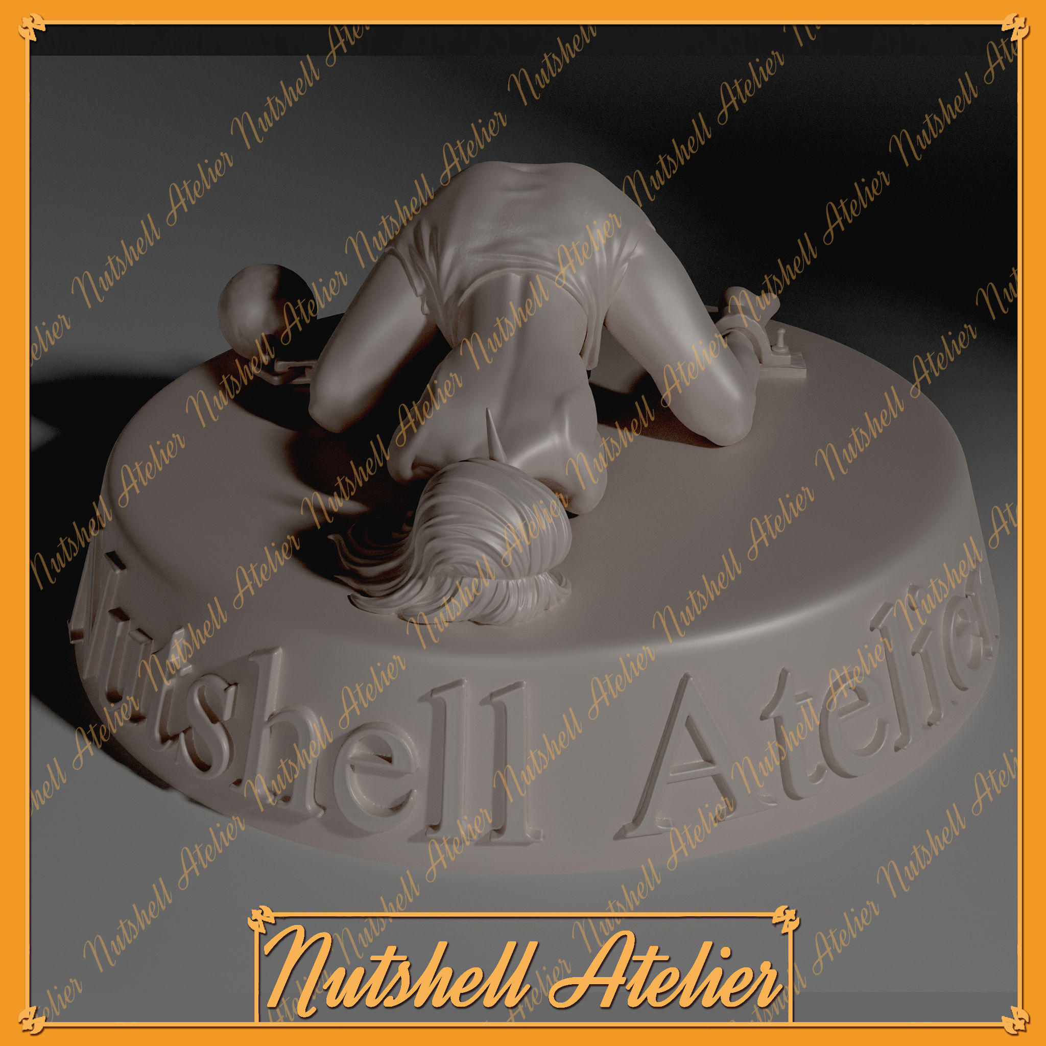 Nutshell Atelier - BDSM girl Series 3D print model_1