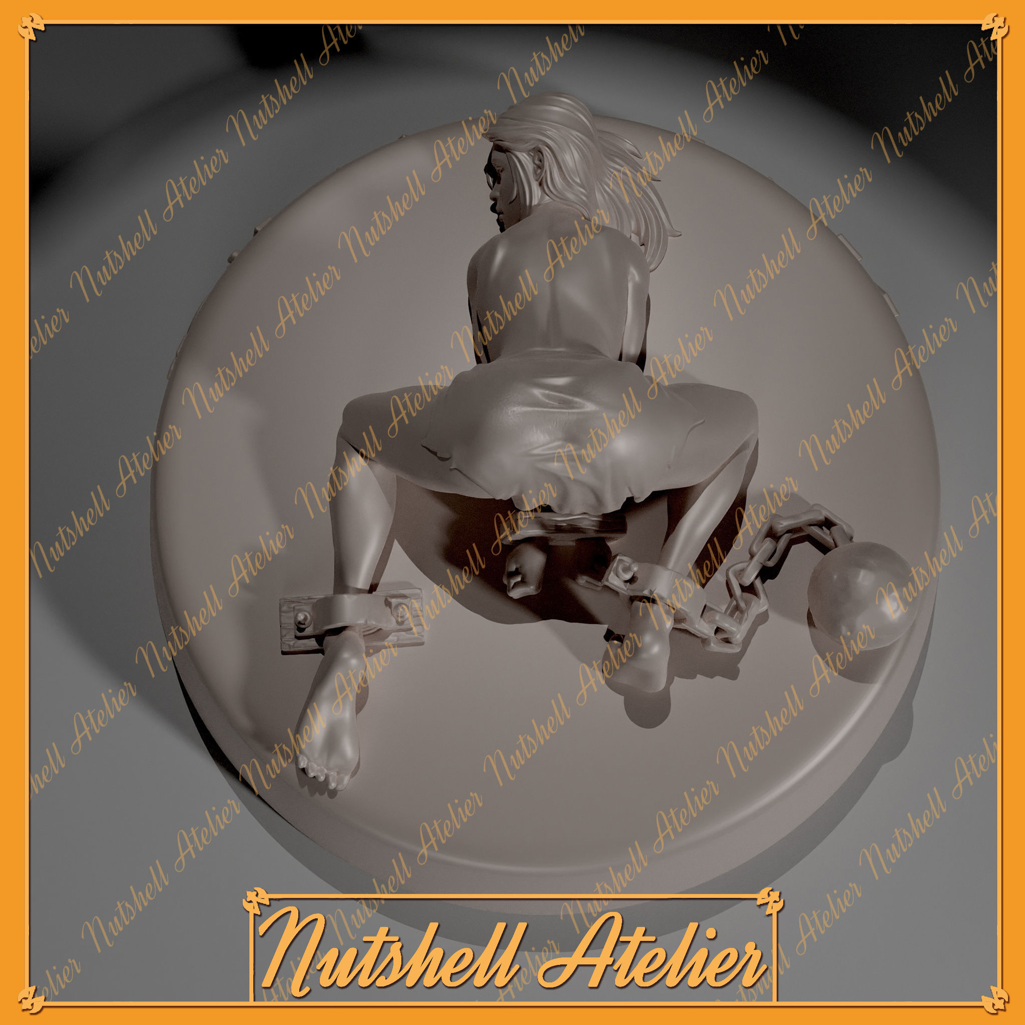 Nutshell Atelier - BDSM girl Series 3D print model_6
