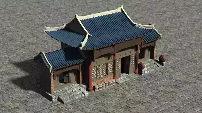 Front door of China house