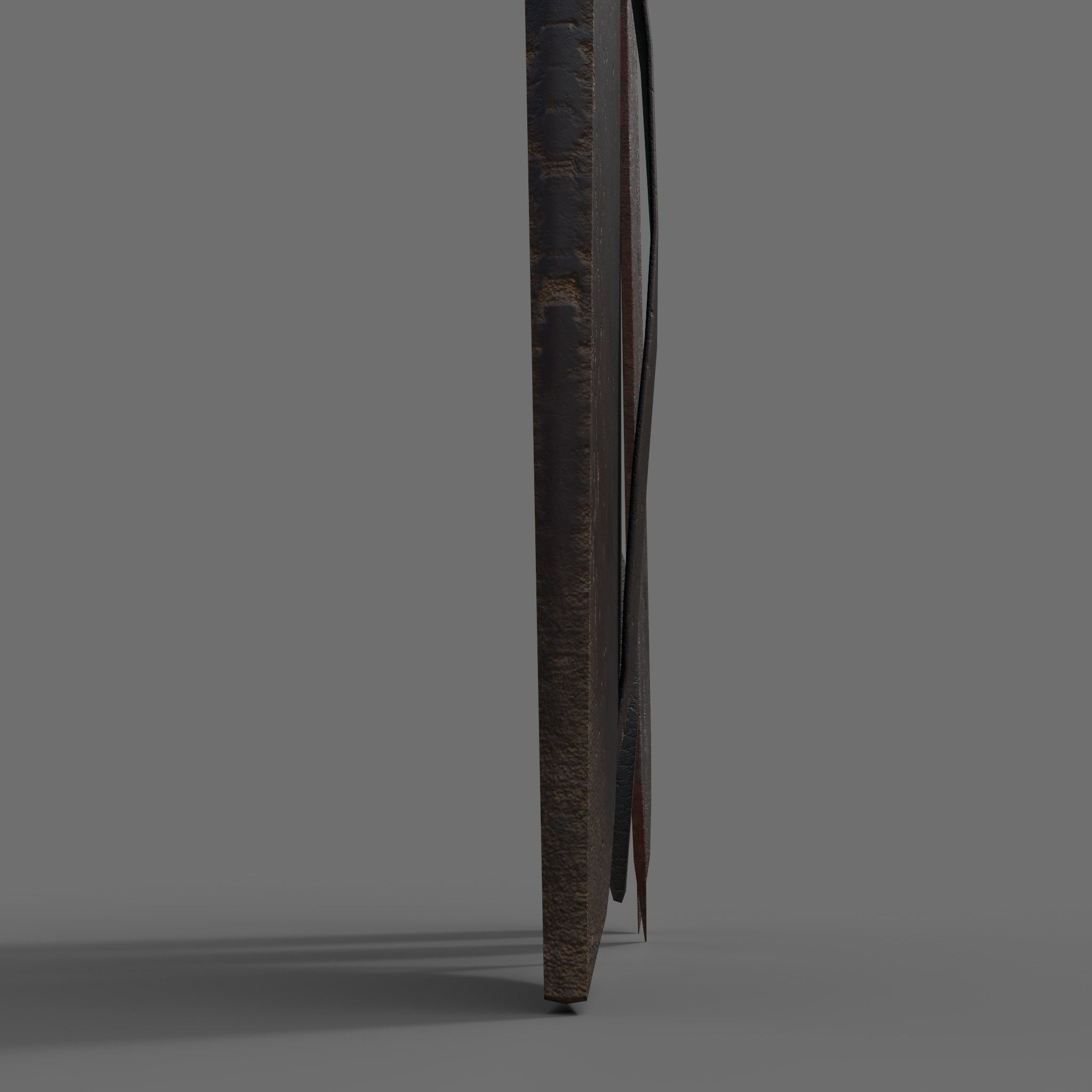 Rusty Forged Scissors Free low-poly 3D model_11