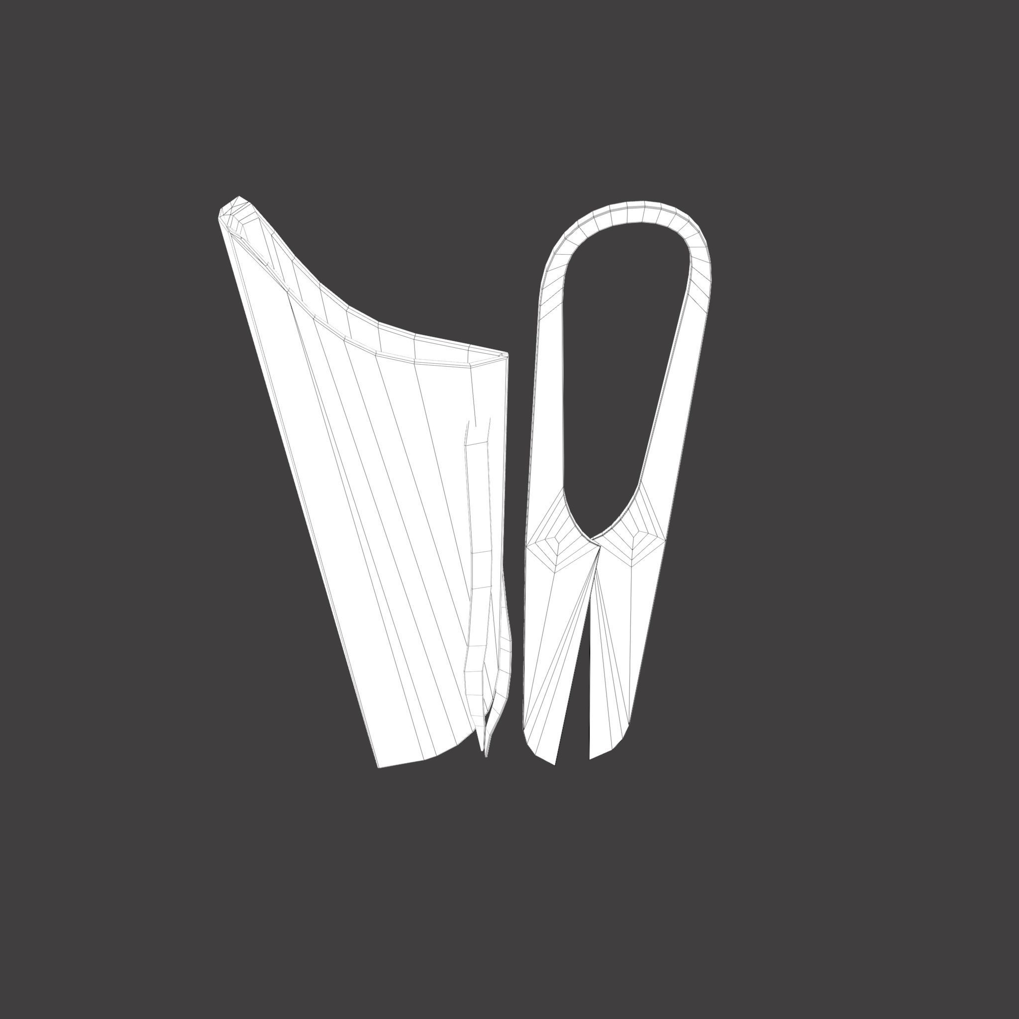 Rusty Forged Scissors Free low-poly 3D model_33