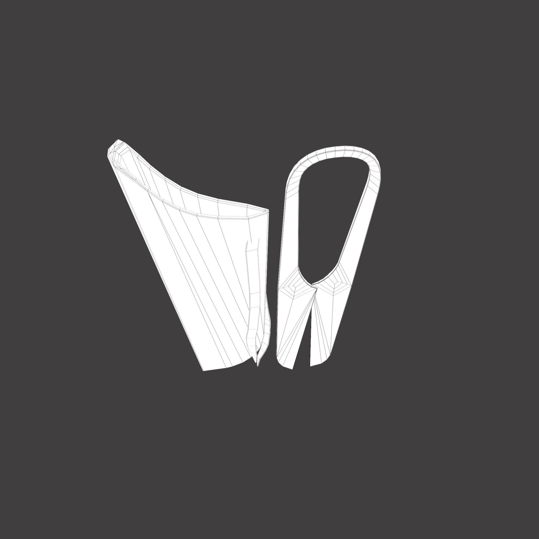 Rusty Forged Scissors Free low-poly 3D model_34