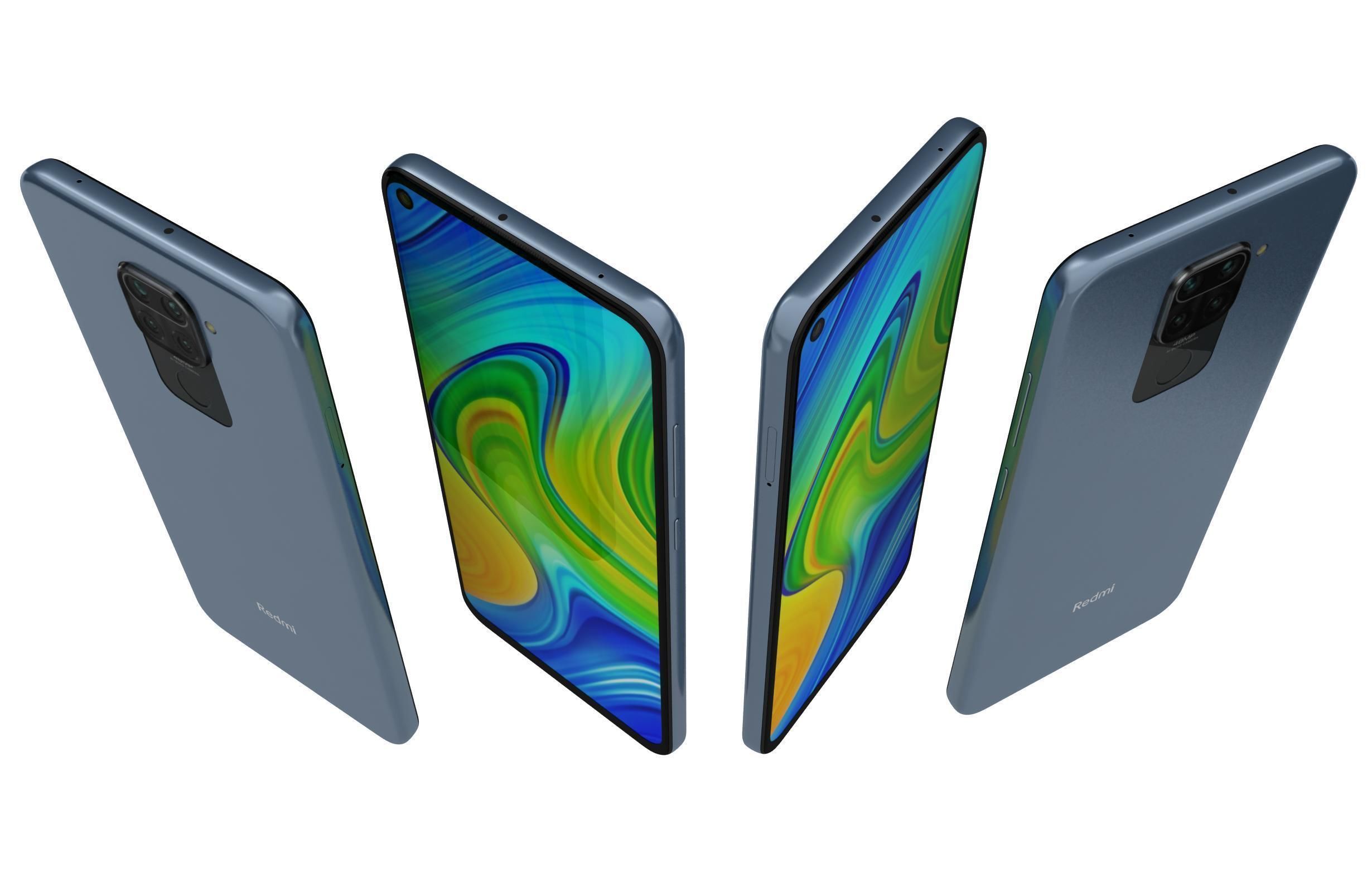 Xiaomi Redmi Note 9 And Pro 3D model_27