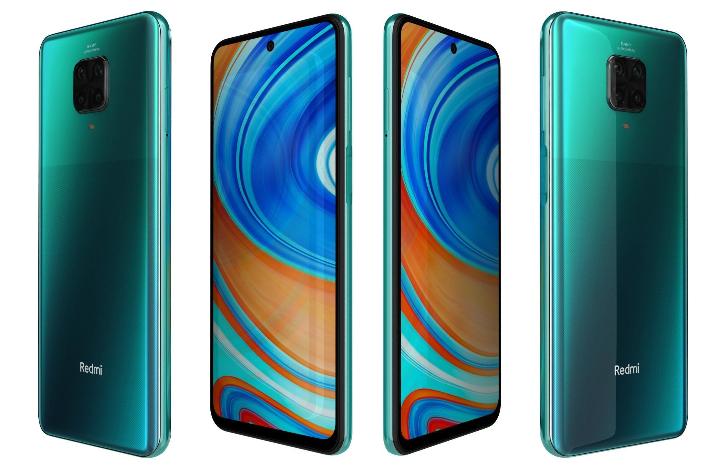 Xiaomi Redmi Note 9 And Pro 3D model_62