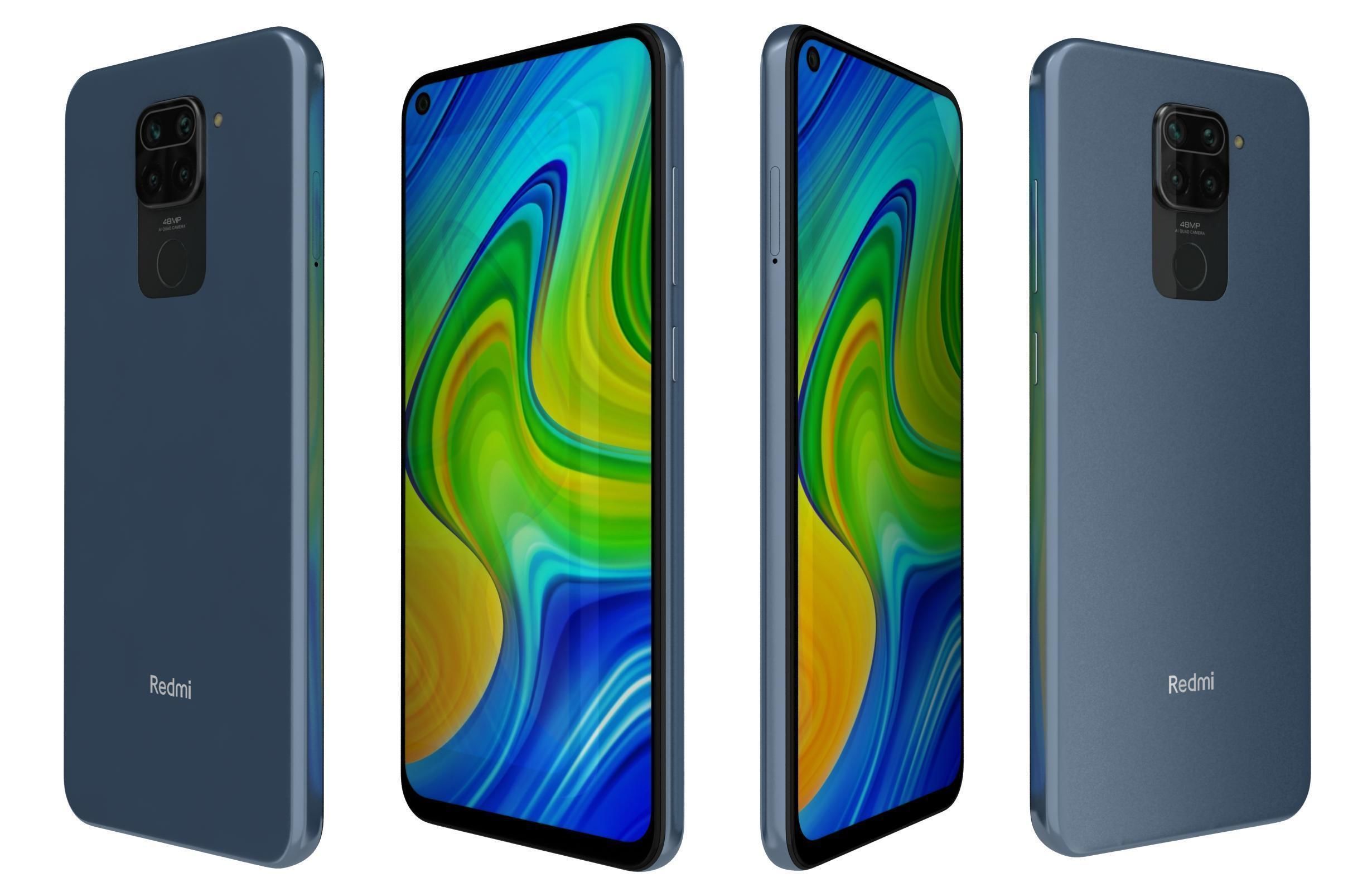 Xiaomi Redmi Note 9 And Pro 3D model_28
