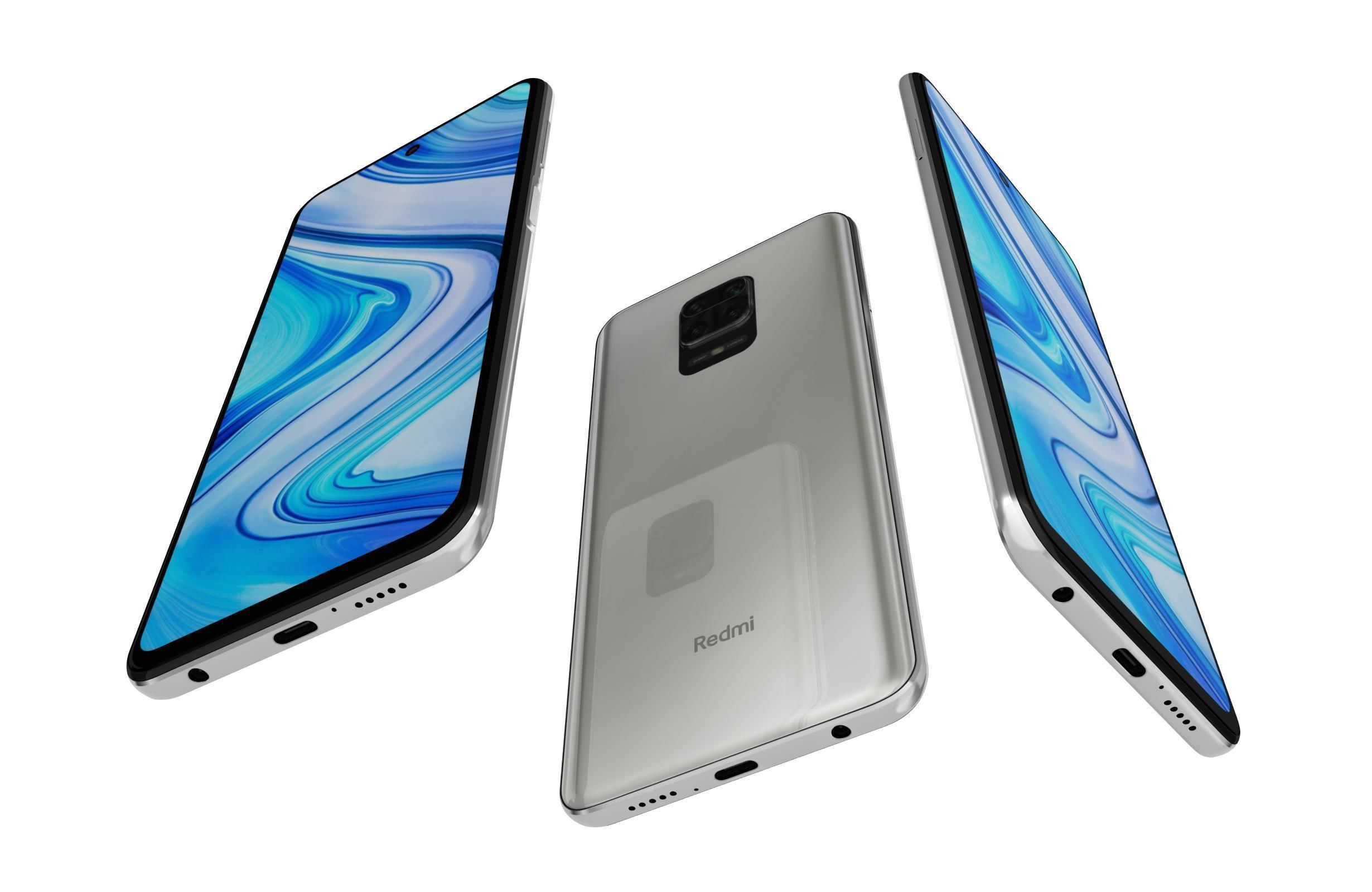 Xiaomi Redmi Note 9 And Pro 3D model_48