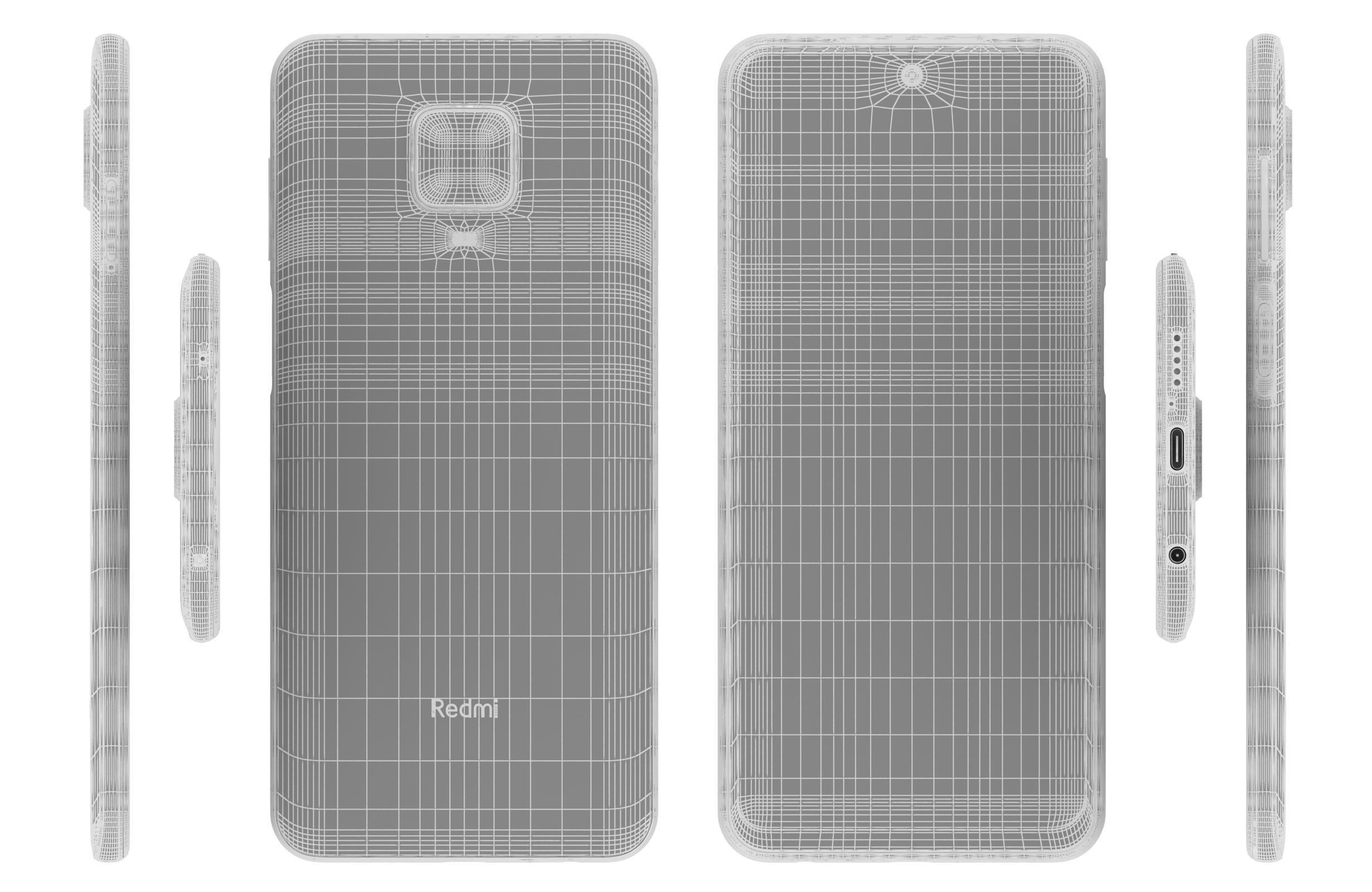 Xiaomi Redmi Note 9 And Pro 3D model_68