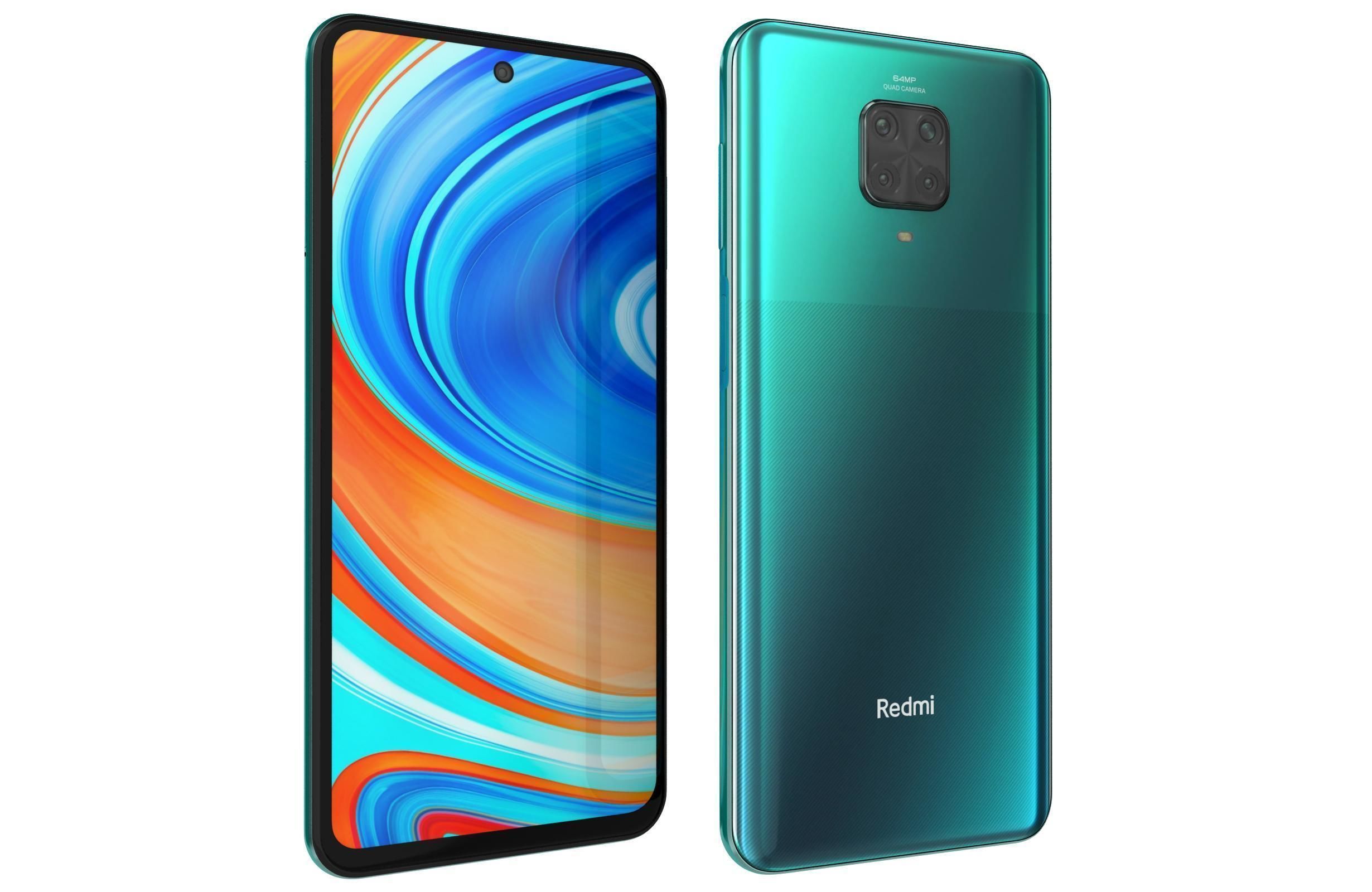 Xiaomi Redmi Note 9 And Pro 3D model_66