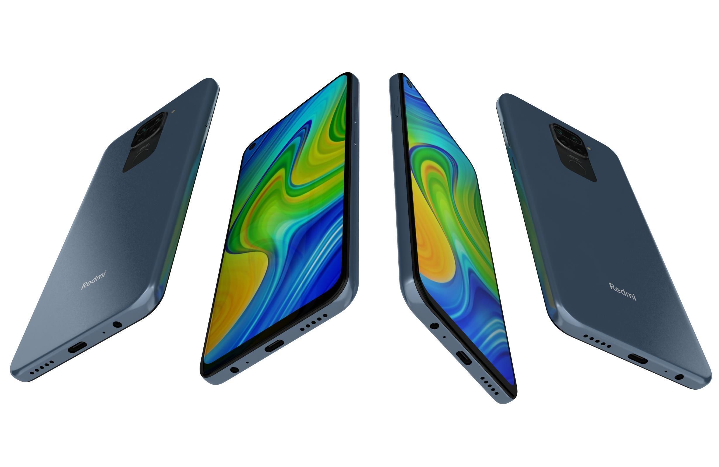 Xiaomi Redmi Note 9 And Pro 3D model_17