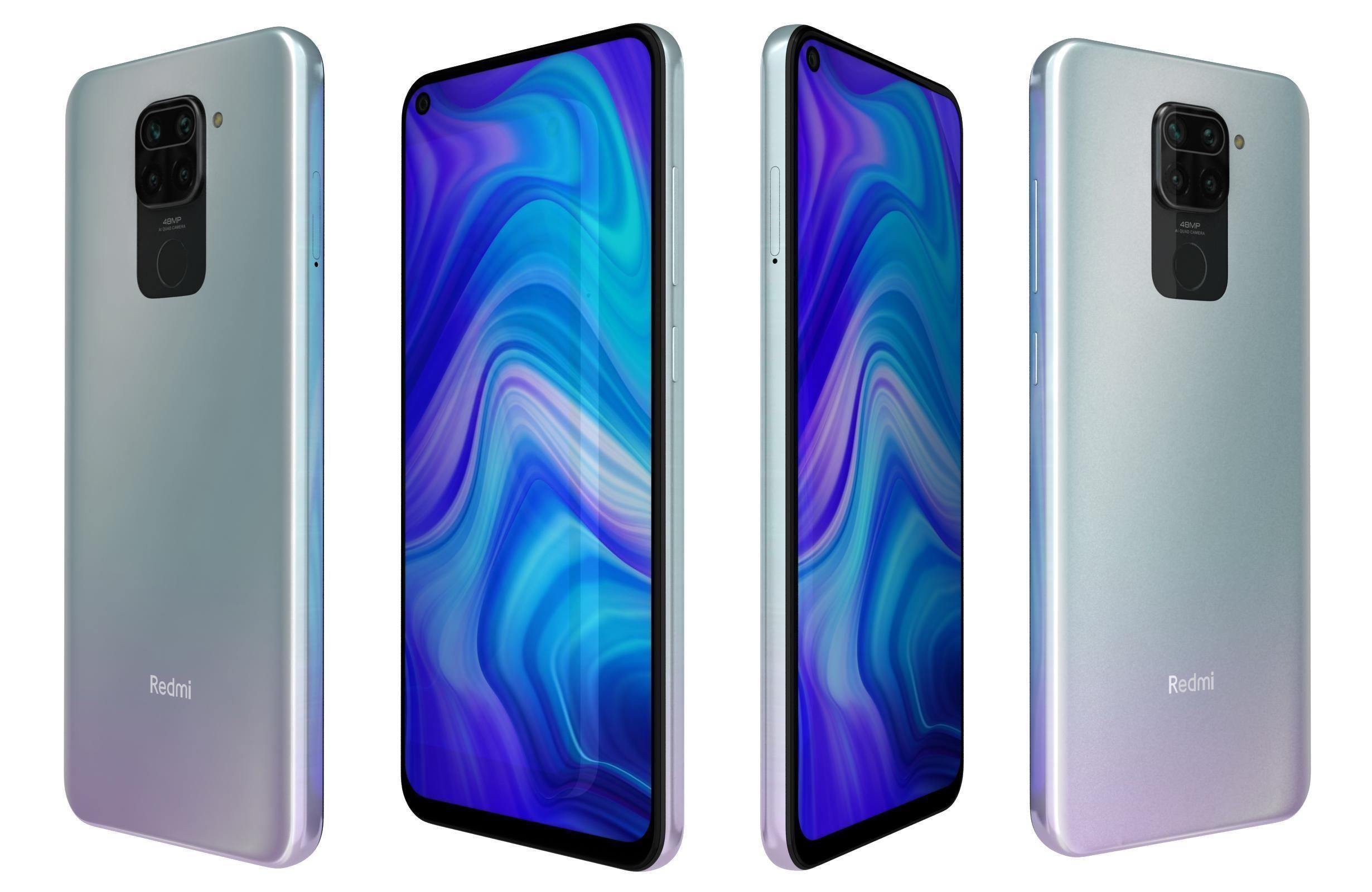 Xiaomi Redmi Note 9 And Pro 3D model_2