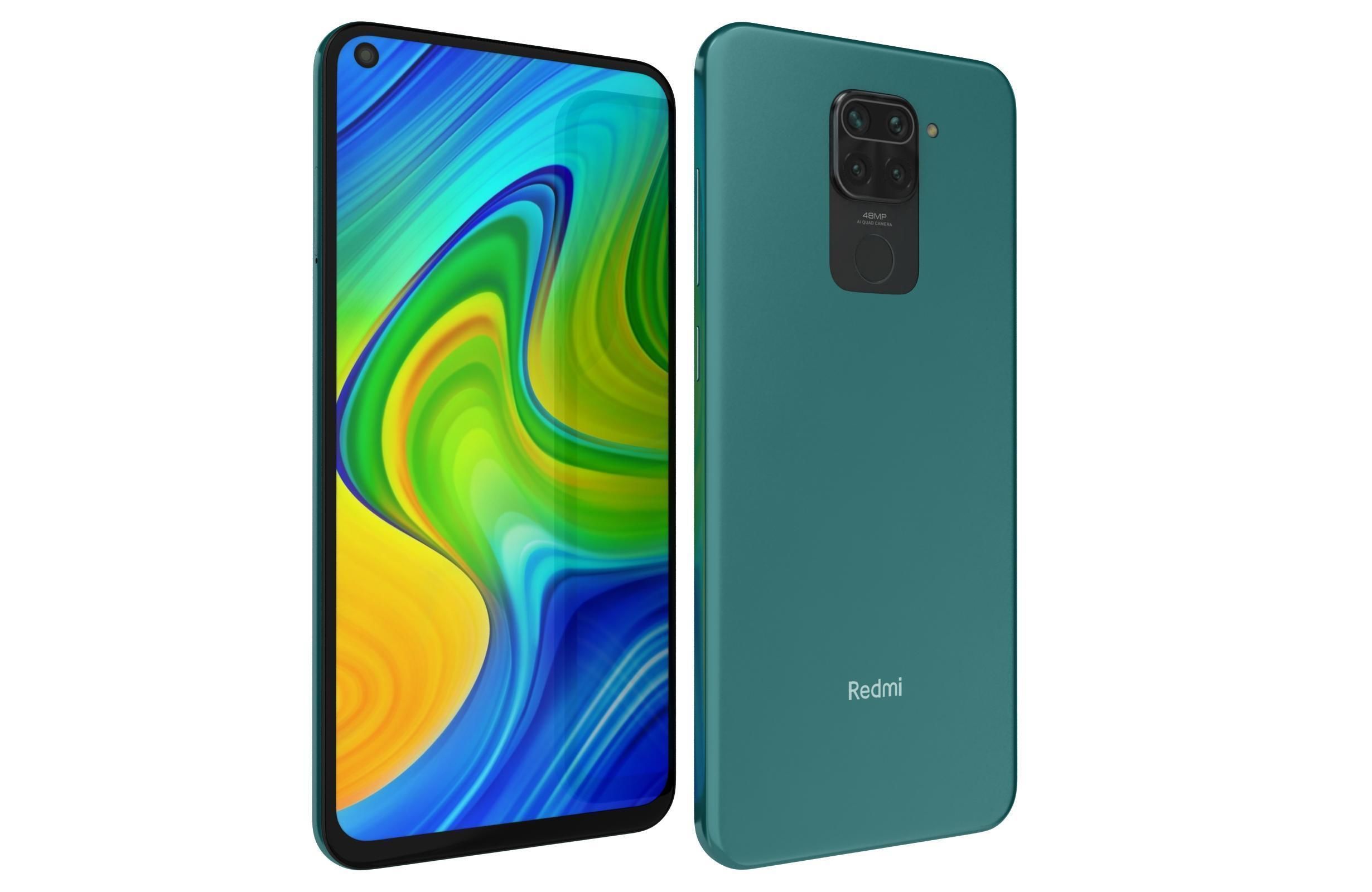 Xiaomi Redmi Note 9 And Pro 3D model_9