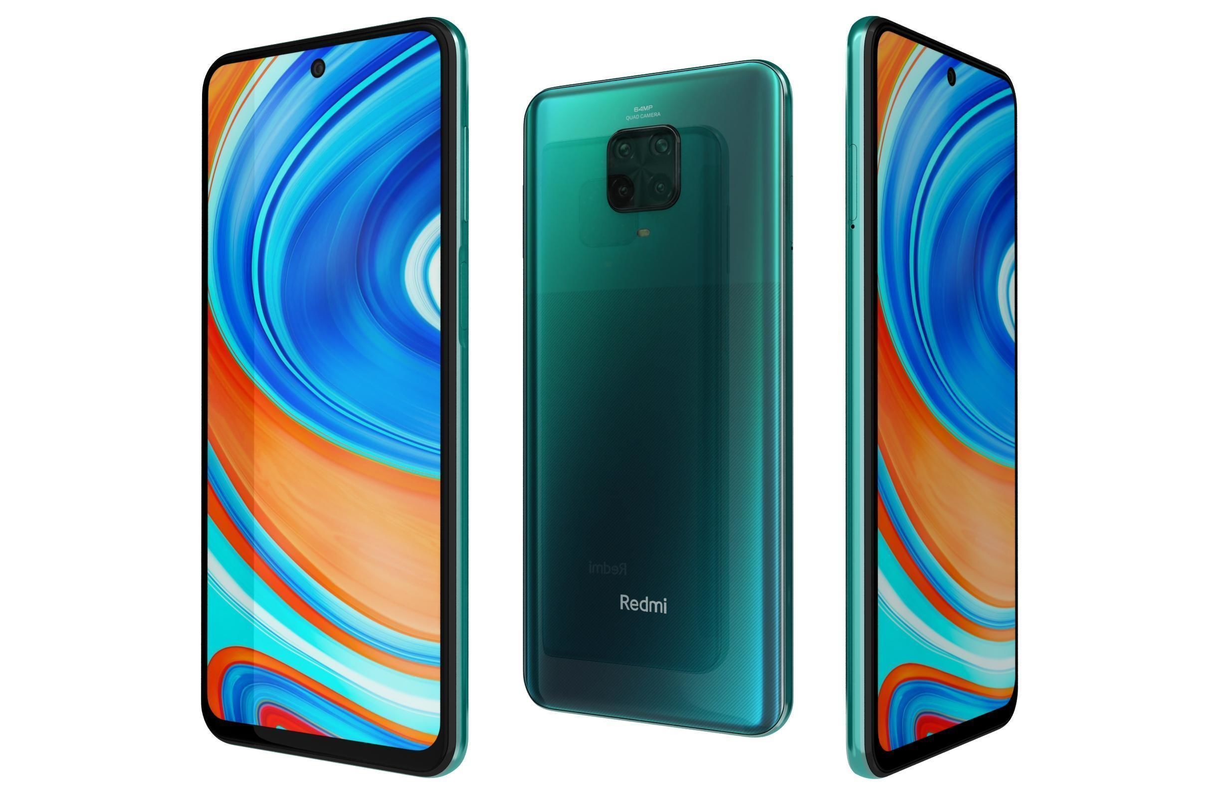 Xiaomi Redmi Note 9 And Pro 3D model_65