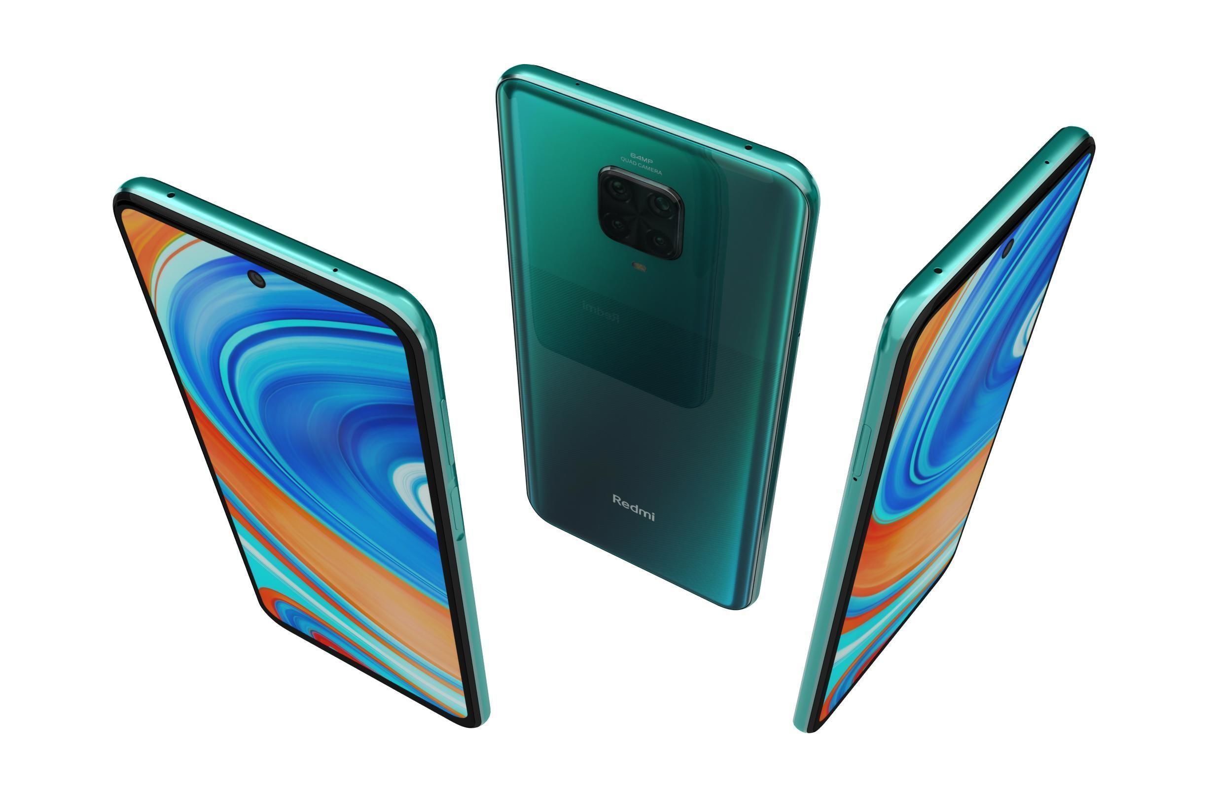 Xiaomi Redmi Note 9 And Pro 3D model_60