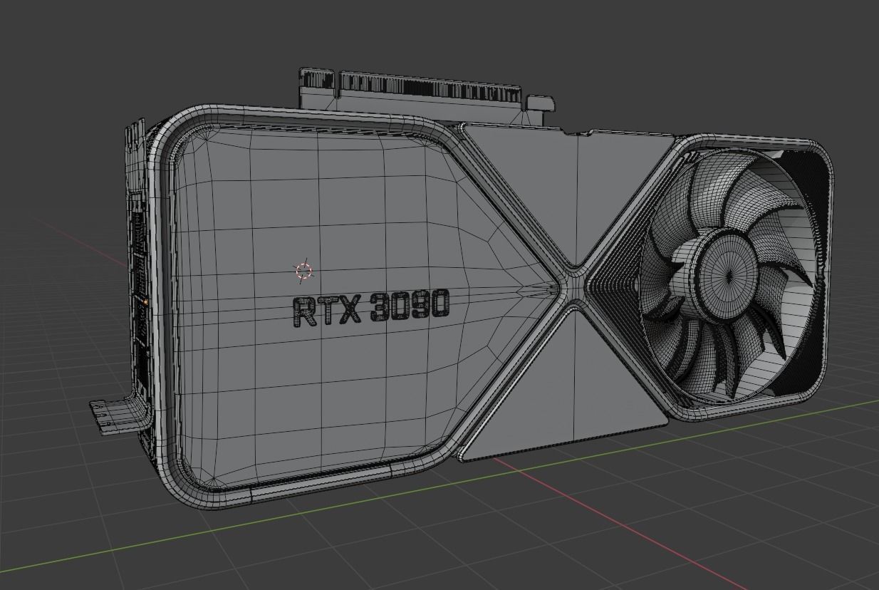 Pbr Textured Rtx 3090 3D model_11