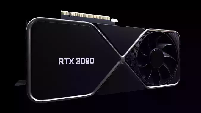 Pbr Textured Rtx 3090 3D model
