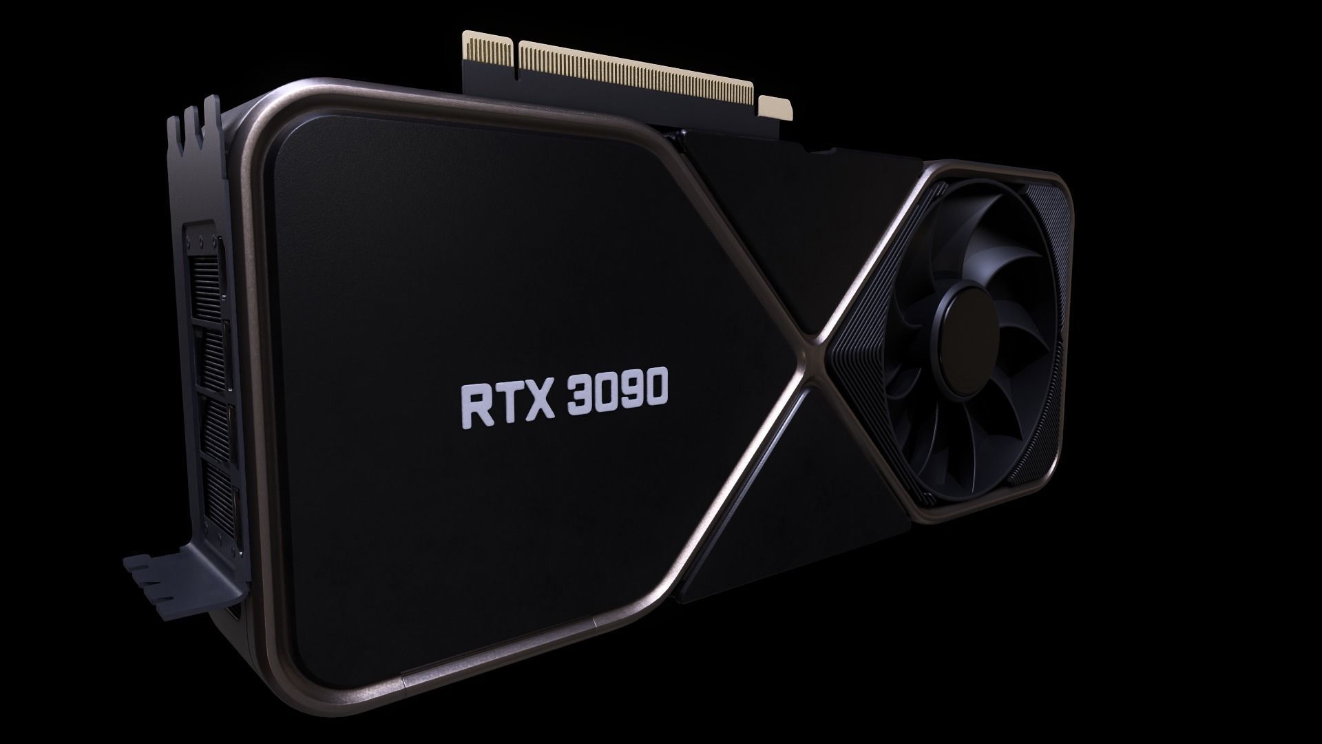 Pbr Textured Rtx 3090 3D model_2