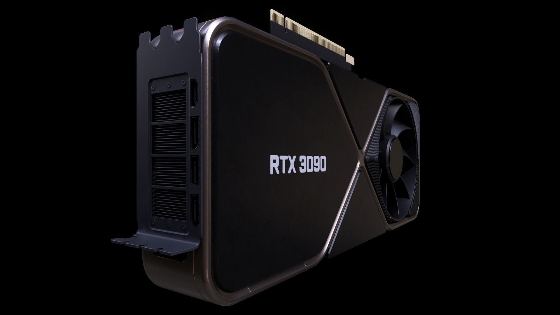 Pbr Textured Rtx 3090 3D model_3