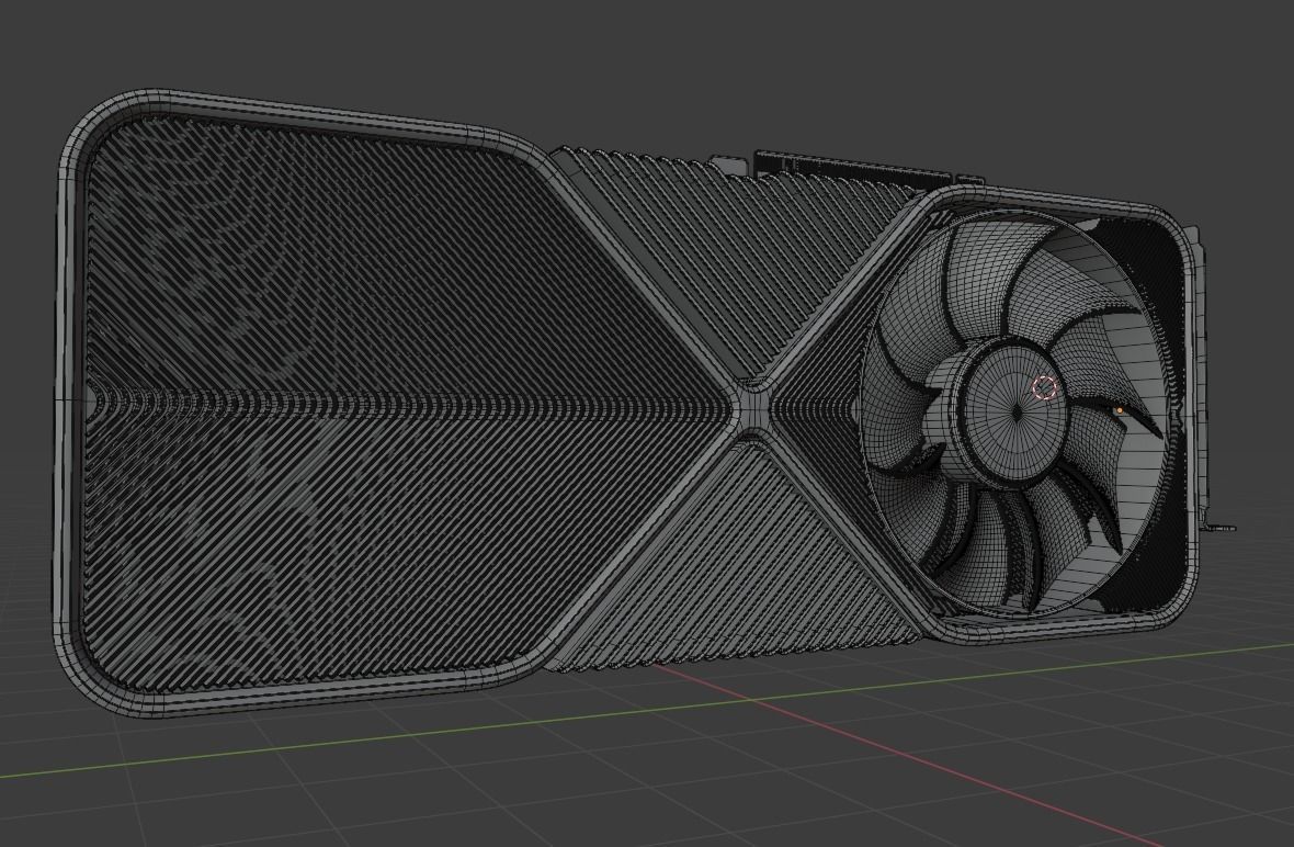 Pbr Textured Rtx 3090 3D model_10