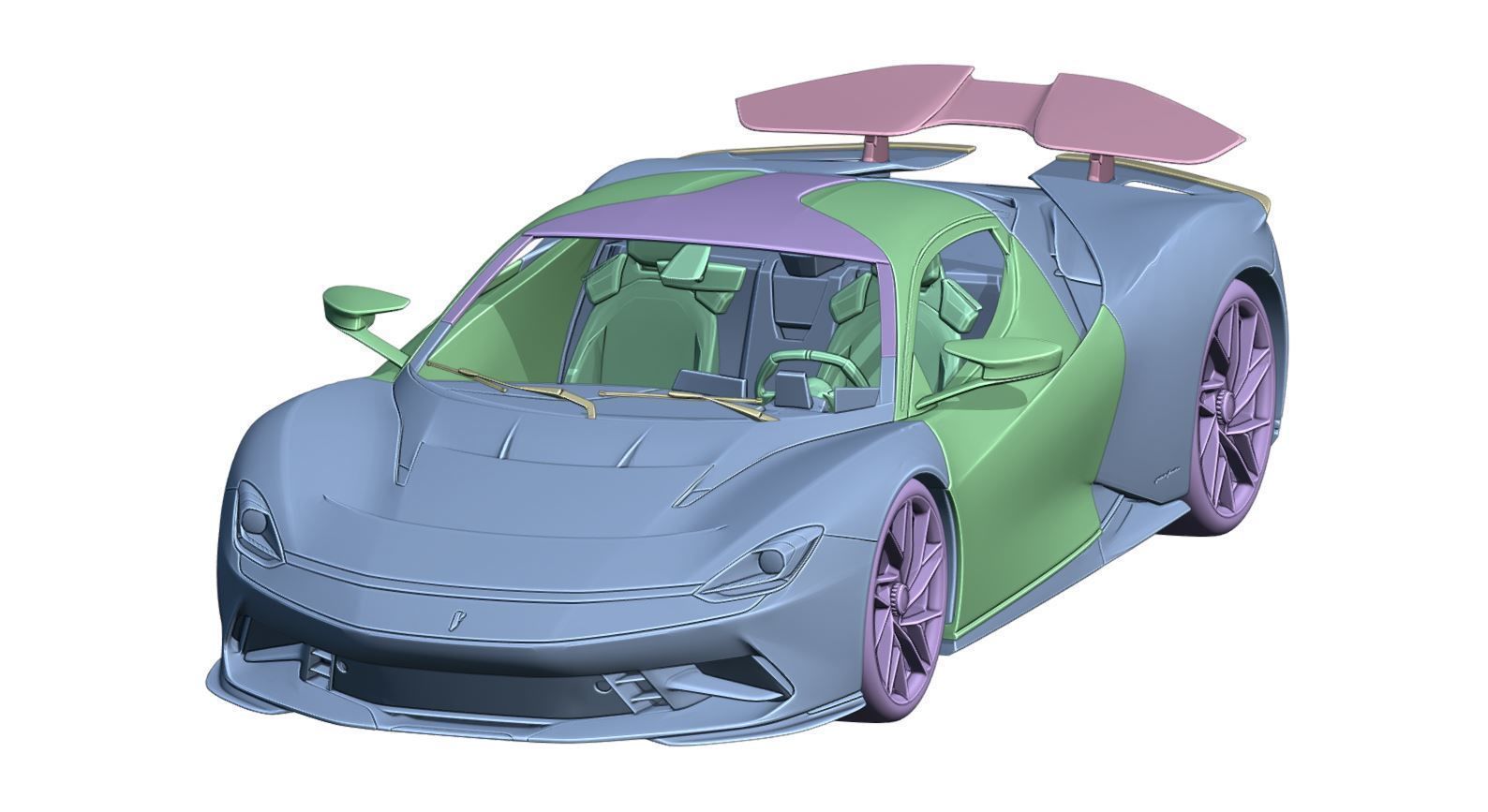 Pininfarina Battista 3d print 3D print model_1