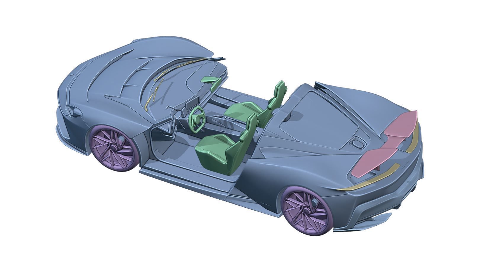 Pininfarina Battista 3d print 3D print model_2