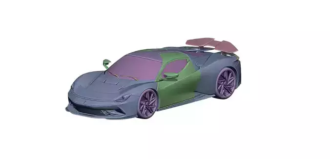 Pininfarina Battista 3d print 3D print model