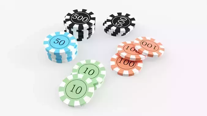 Stacks of casino chips 02