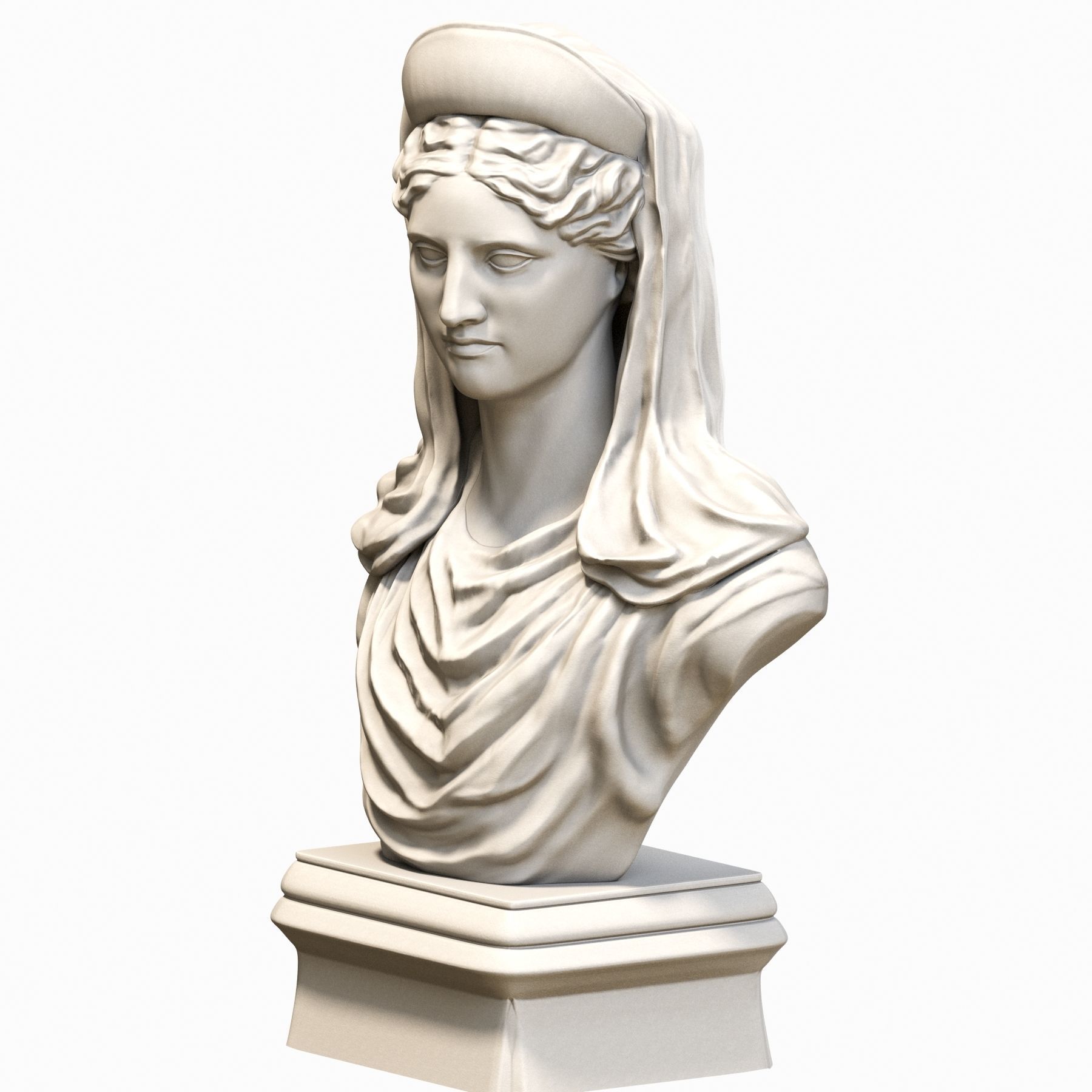 Demetra God 3D model_3