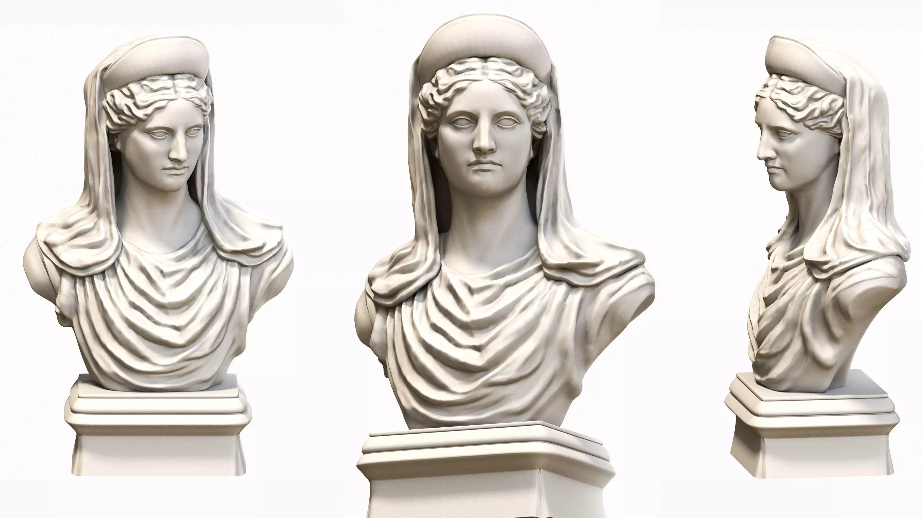 Demetra God 3D model_0