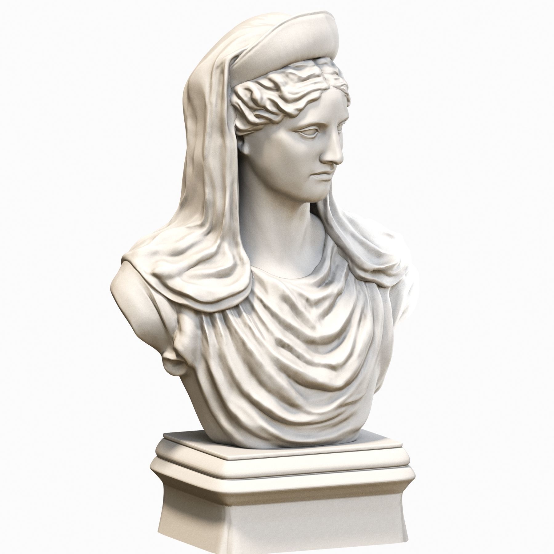 Demetra God 3D model_11